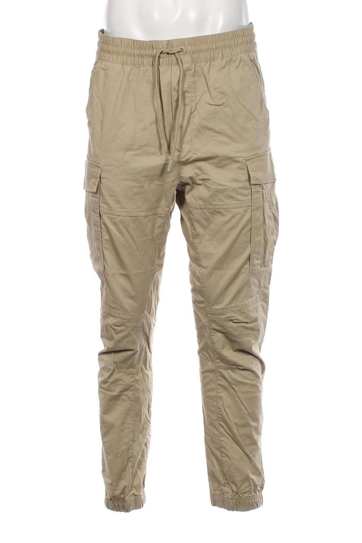 Мъжки панталон H&M, Размер M, Цвят Бежов, Цена 28,99 лв.