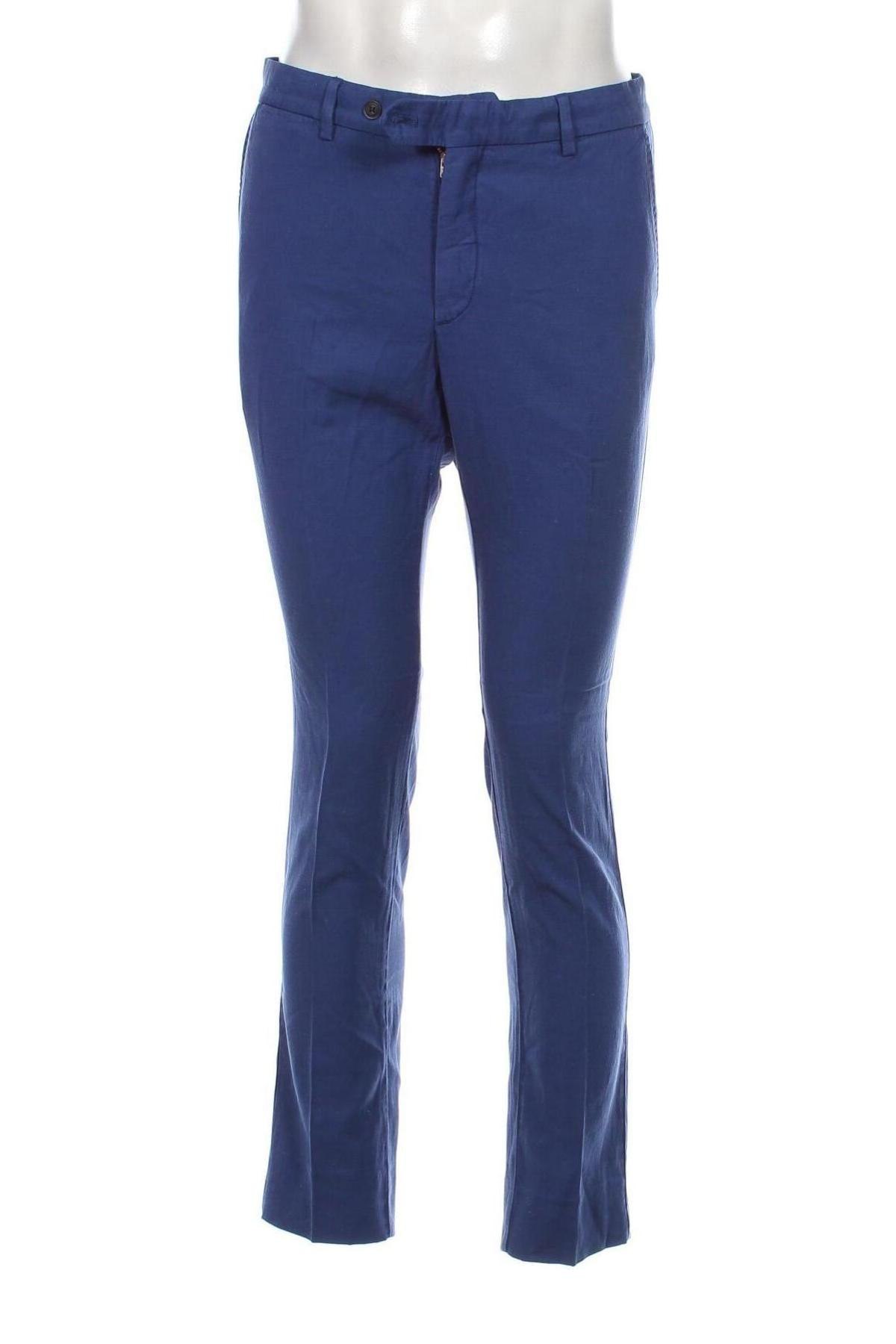 Pantaloni de bărbați Hackett, Mărime M, Culoare Albastru, Preț 201,99 Lei