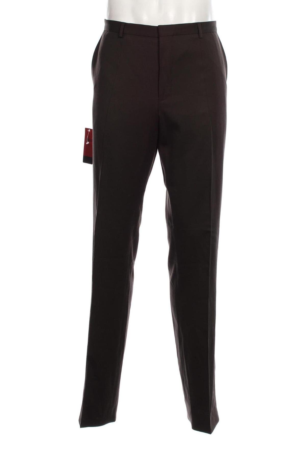 Мъжки панталон Hugo Boss, Размер L, Цвят Кафяв, Цена 127,00 лв.