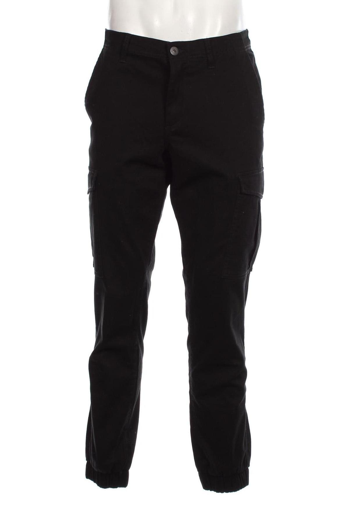Ανδρικό παντελόνι Jack & Jones, Μέγεθος L, Χρώμα Μαύρο, Τιμή 20,41 €