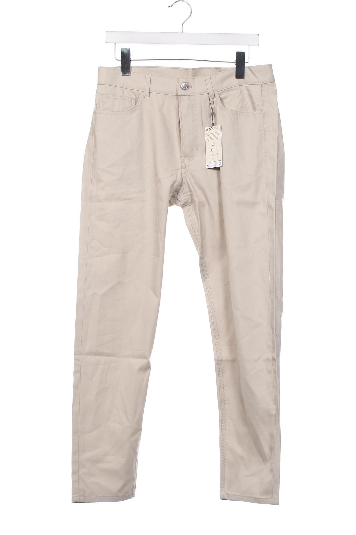 Мъжки панталон Mango, Размер M, Цвят Екрю, Цена 37,20 лв.