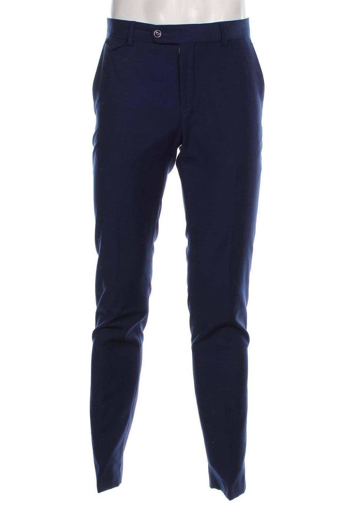Pantaloni de bărbați Mango, Mărime M, Culoare Albastru, Preț 68,07 Lei