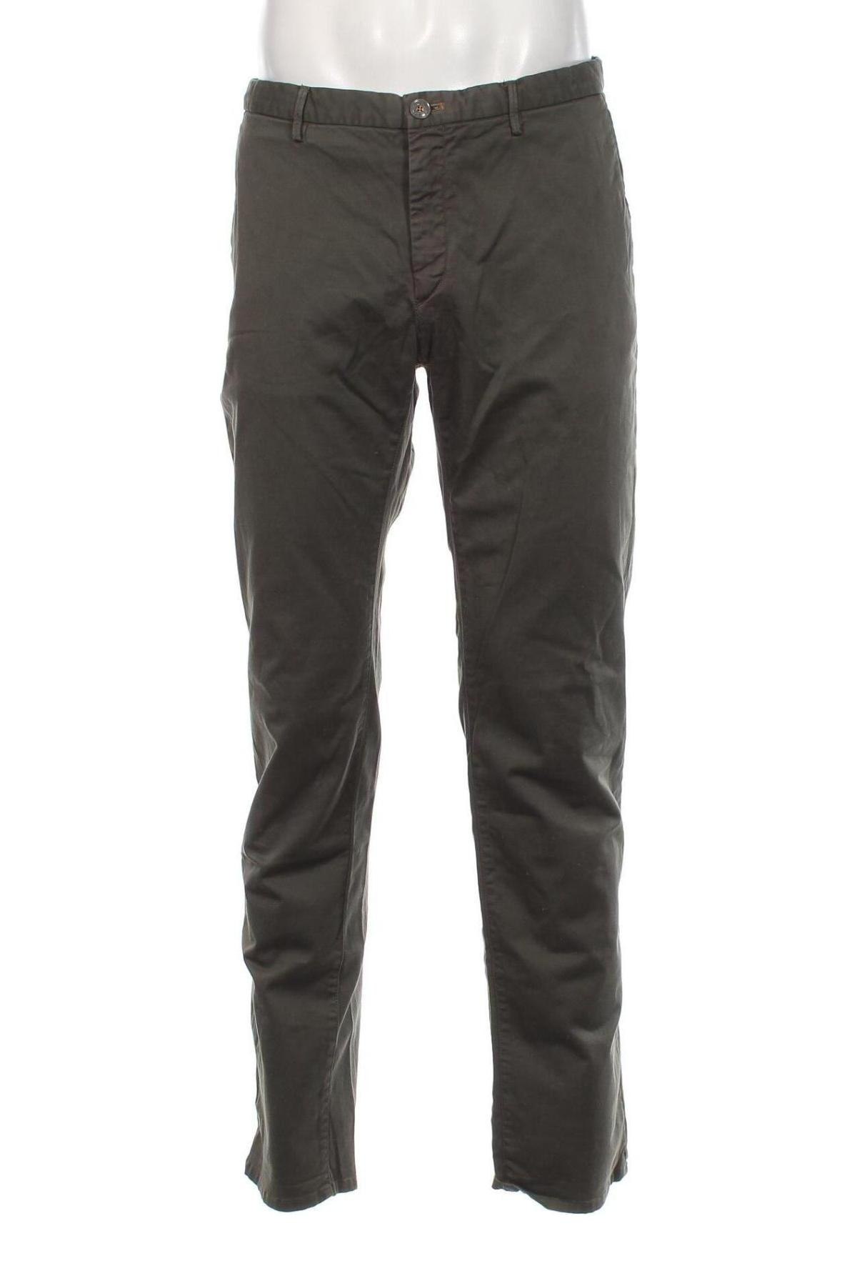 Pantaloni de bărbați Massimo Dutti, Mărime L, Culoare Verde, Preț 158,16 Lei