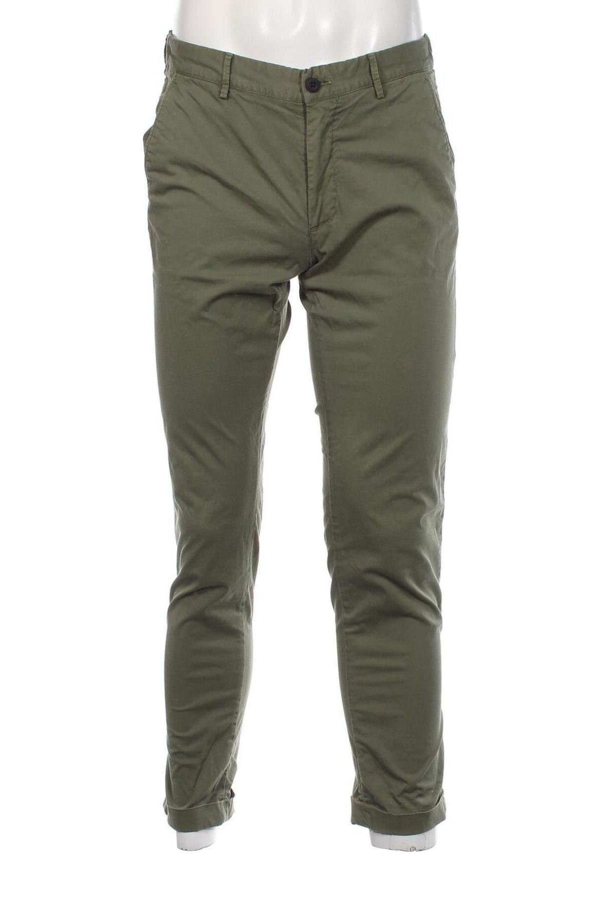 Pantaloni de bărbați Massimo Dutti, Mărime M, Culoare Verde, Preț 158,16 Lei