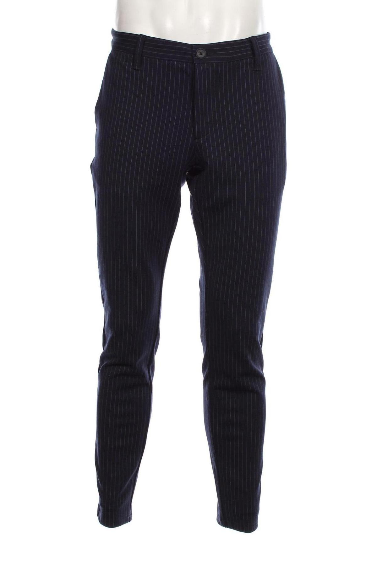 Ανδρικό παντελόνι Only & Sons, Μέγεθος L, Χρώμα Μπλέ, Τιμή 8,07 €