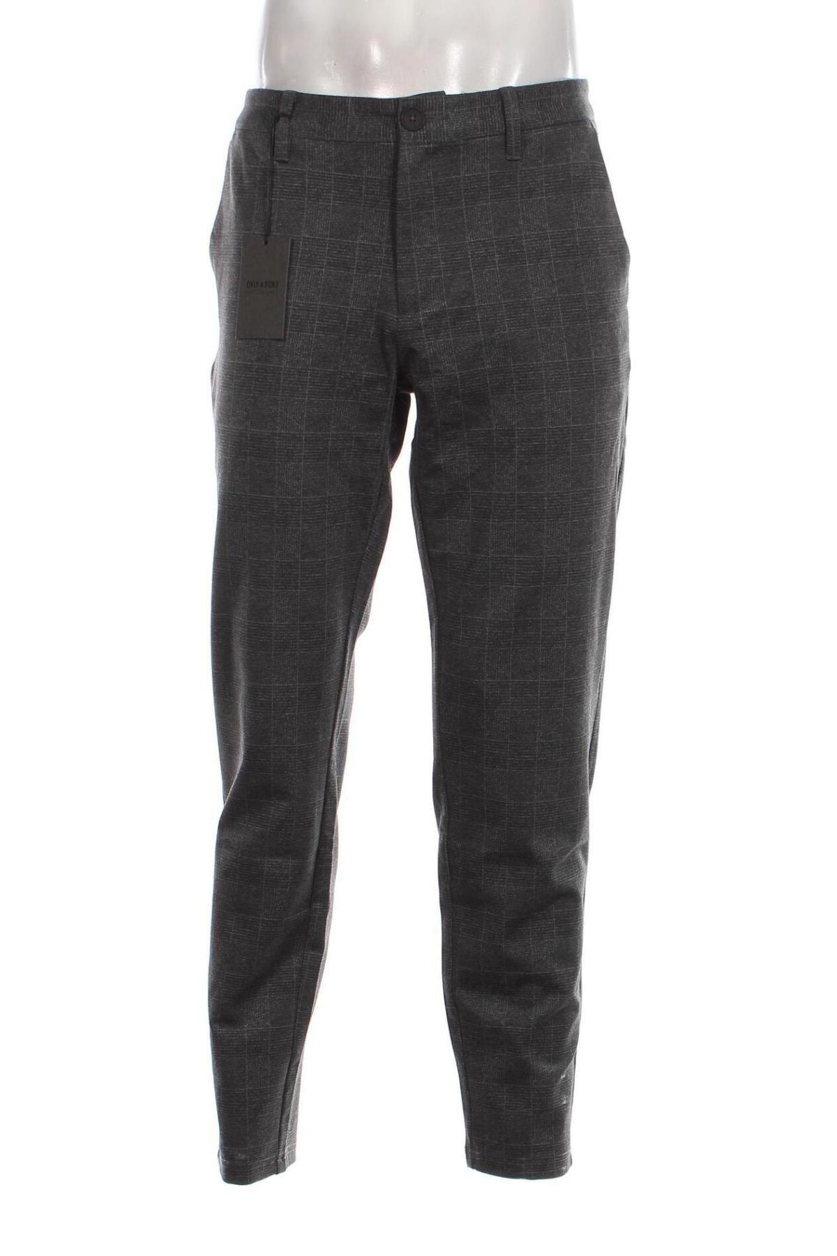 Herrenhose Only & Sons, Größe XL, Farbe Grau, Preis € 12,80