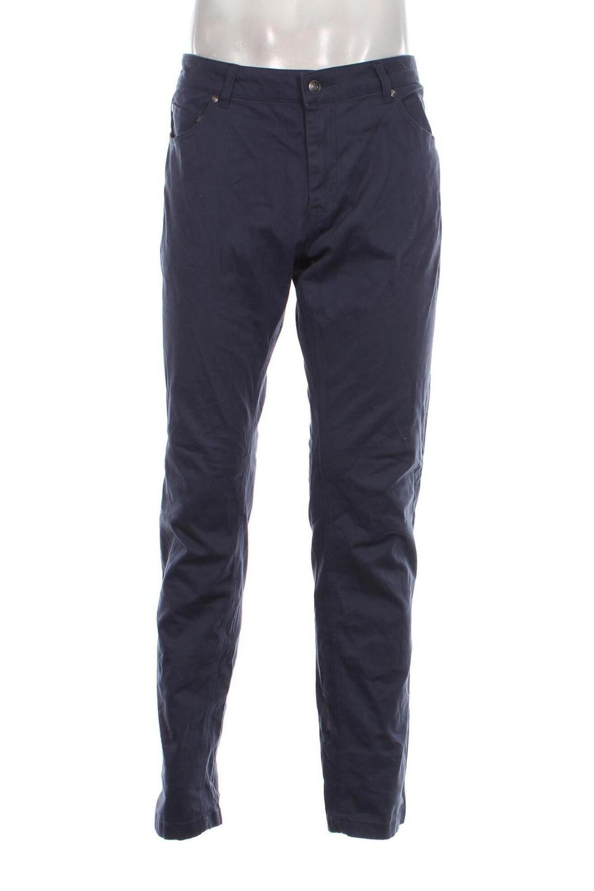 Ανδρικό παντελόνι Pier One, Μέγεθος L, Χρώμα Μπλέ, Τιμή 7,18 €