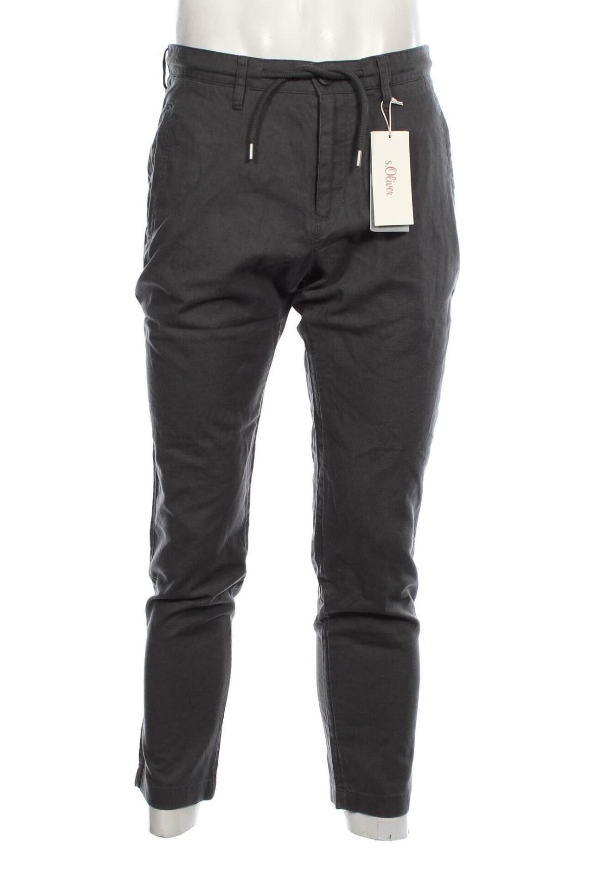 Pantaloni de bărbați S.Oliver, Mărime M, Culoare Gri, Preț 91,78 Lei