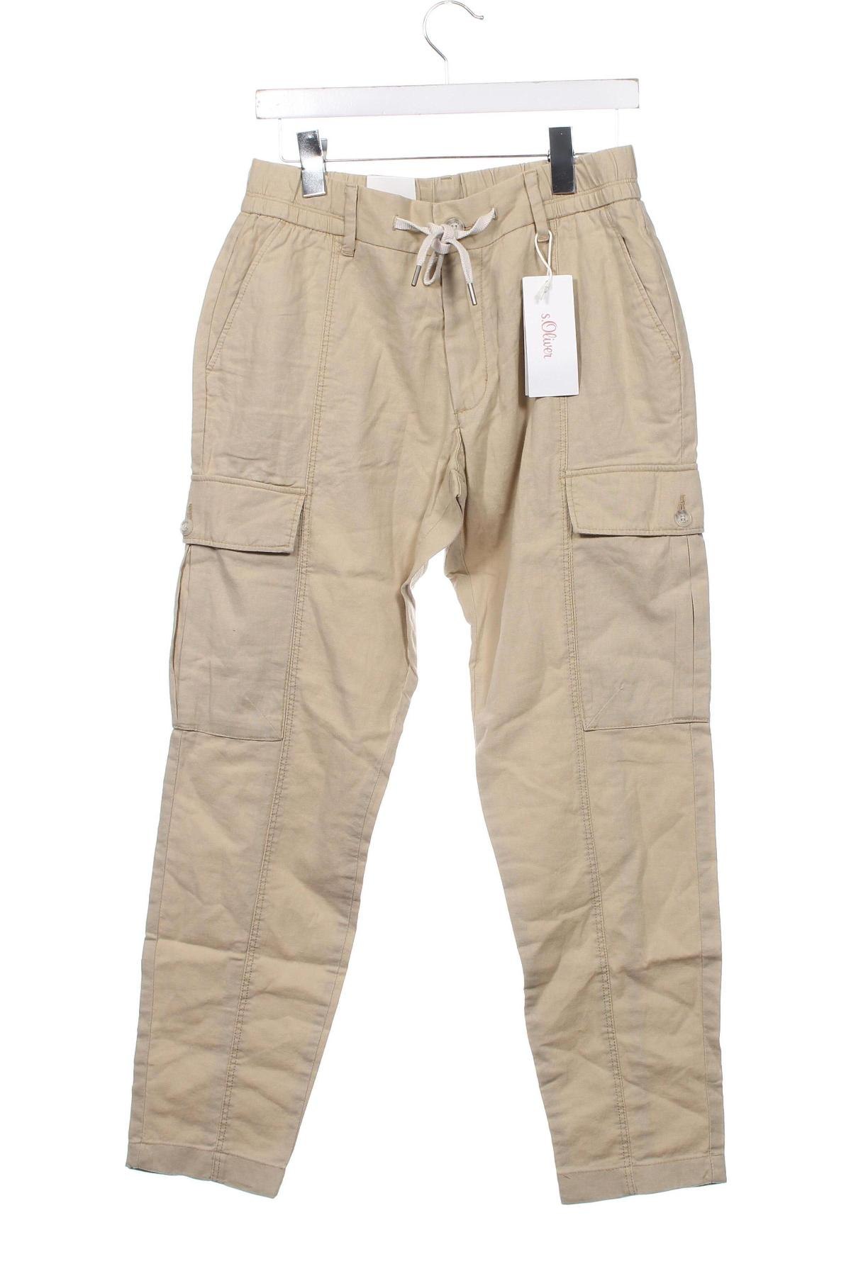 Herrenhose S.Oliver, Größe S, Farbe Beige, Preis € 6,99