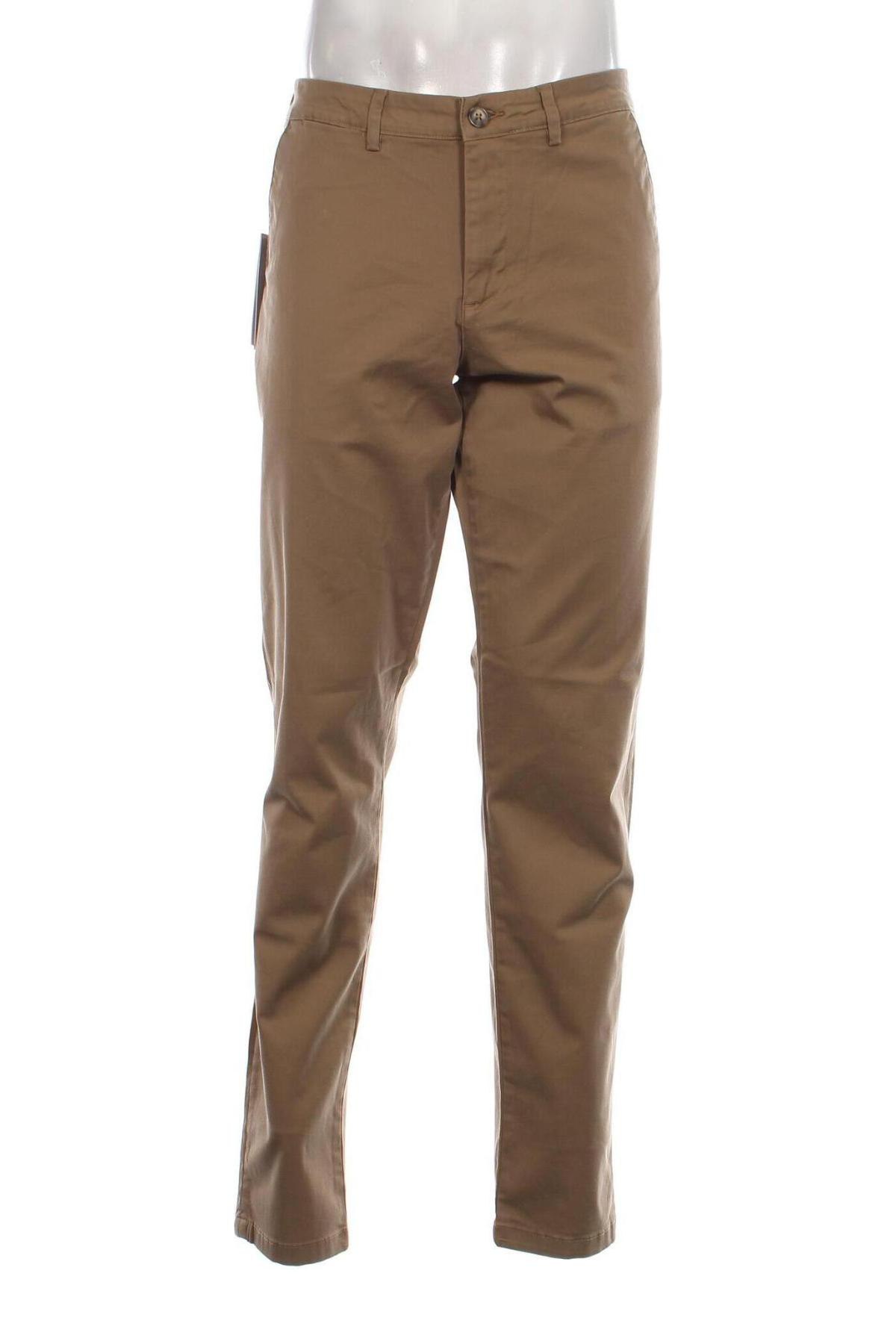 Ανδρικό παντελόνι Selected Homme, Μέγεθος L, Χρώμα  Μπέζ, Τιμή 30,62 €