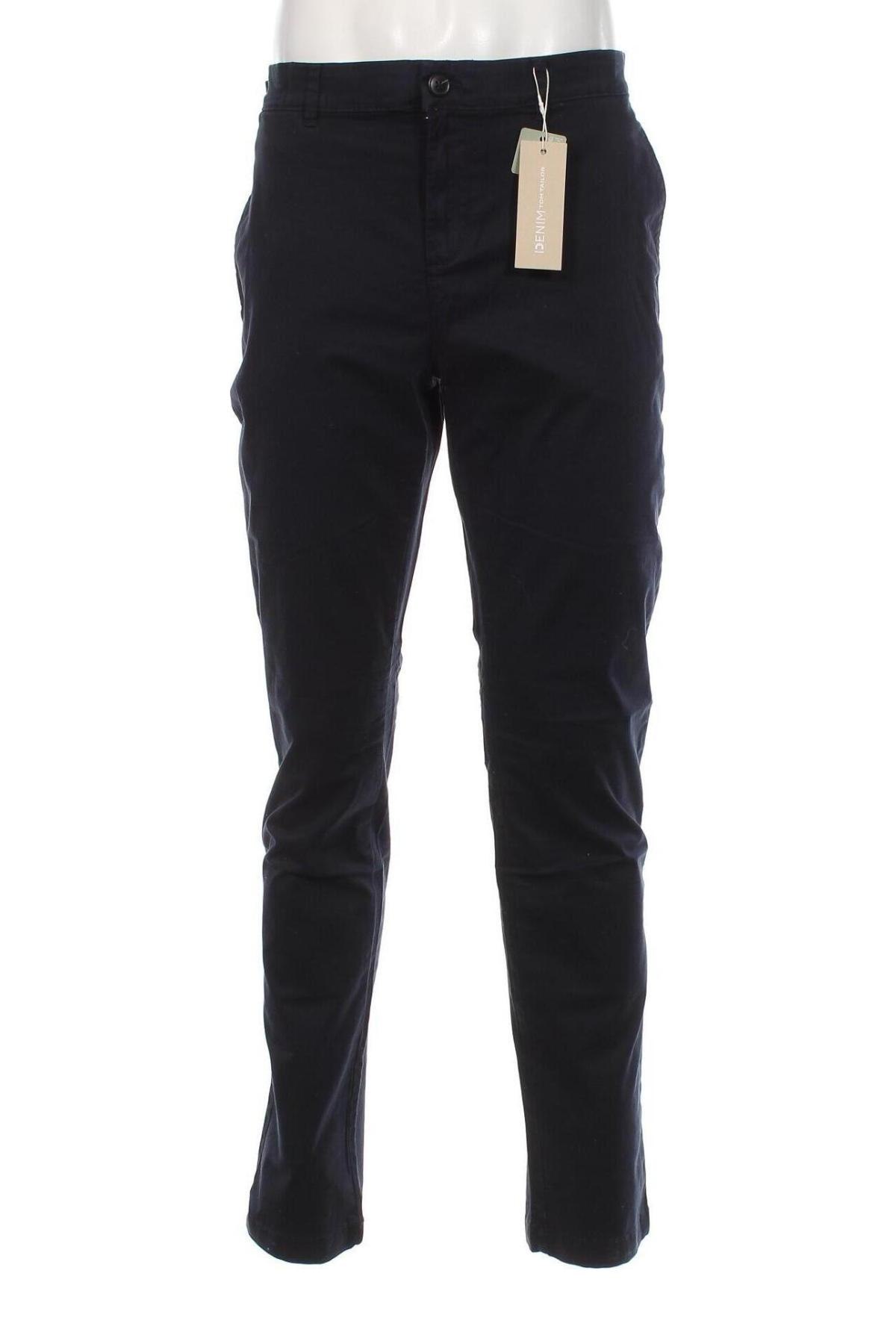 Pantaloni de bărbați Tom Tailor, Mărime L, Culoare Albastru, Preț 152,96 Lei