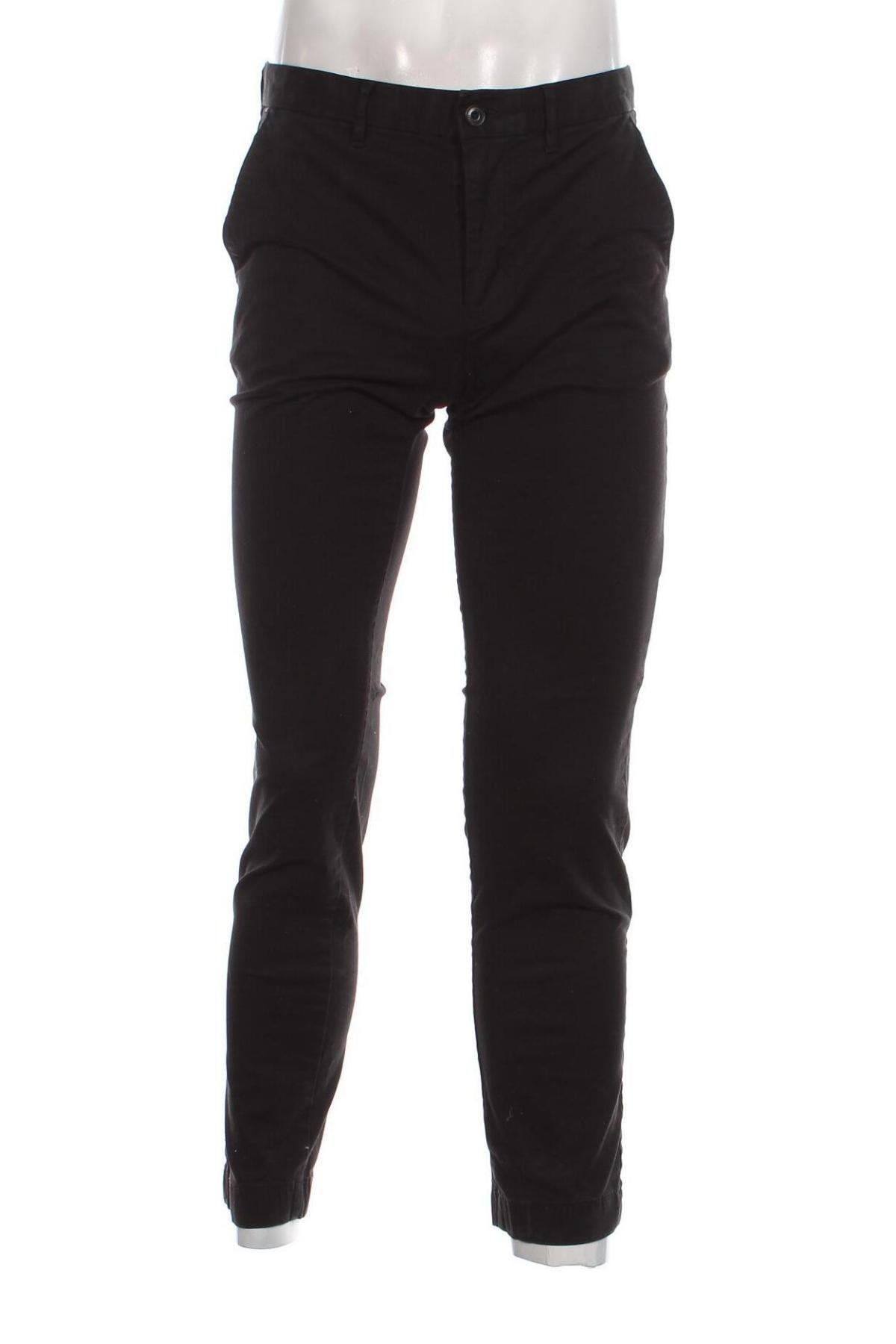 Pantaloni de bărbați Tommy Hilfiger, Mărime S, Culoare Negru, Preț 391,99 Lei