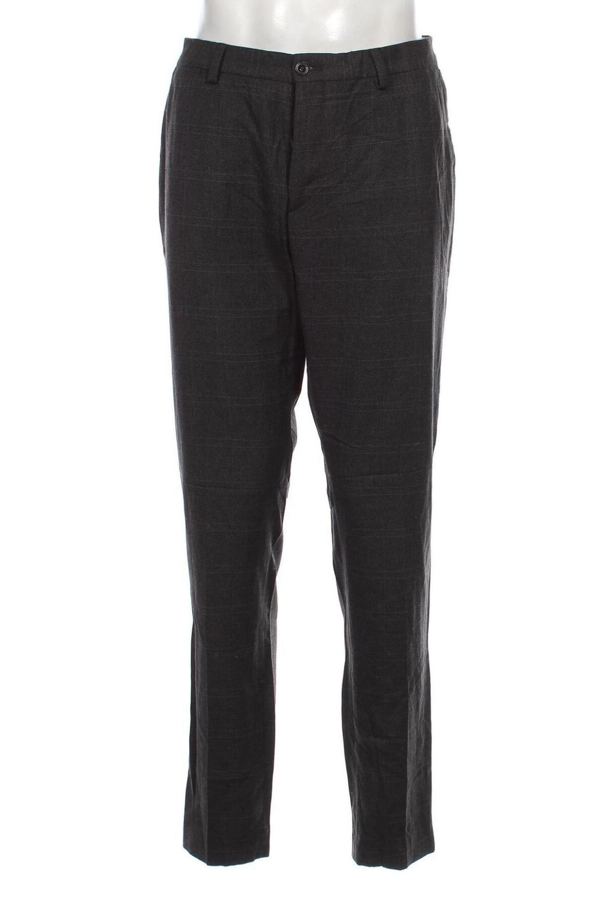 Мъжки панталон Zara, Размер L, Цвят Сив, Цена 8,91 лв.