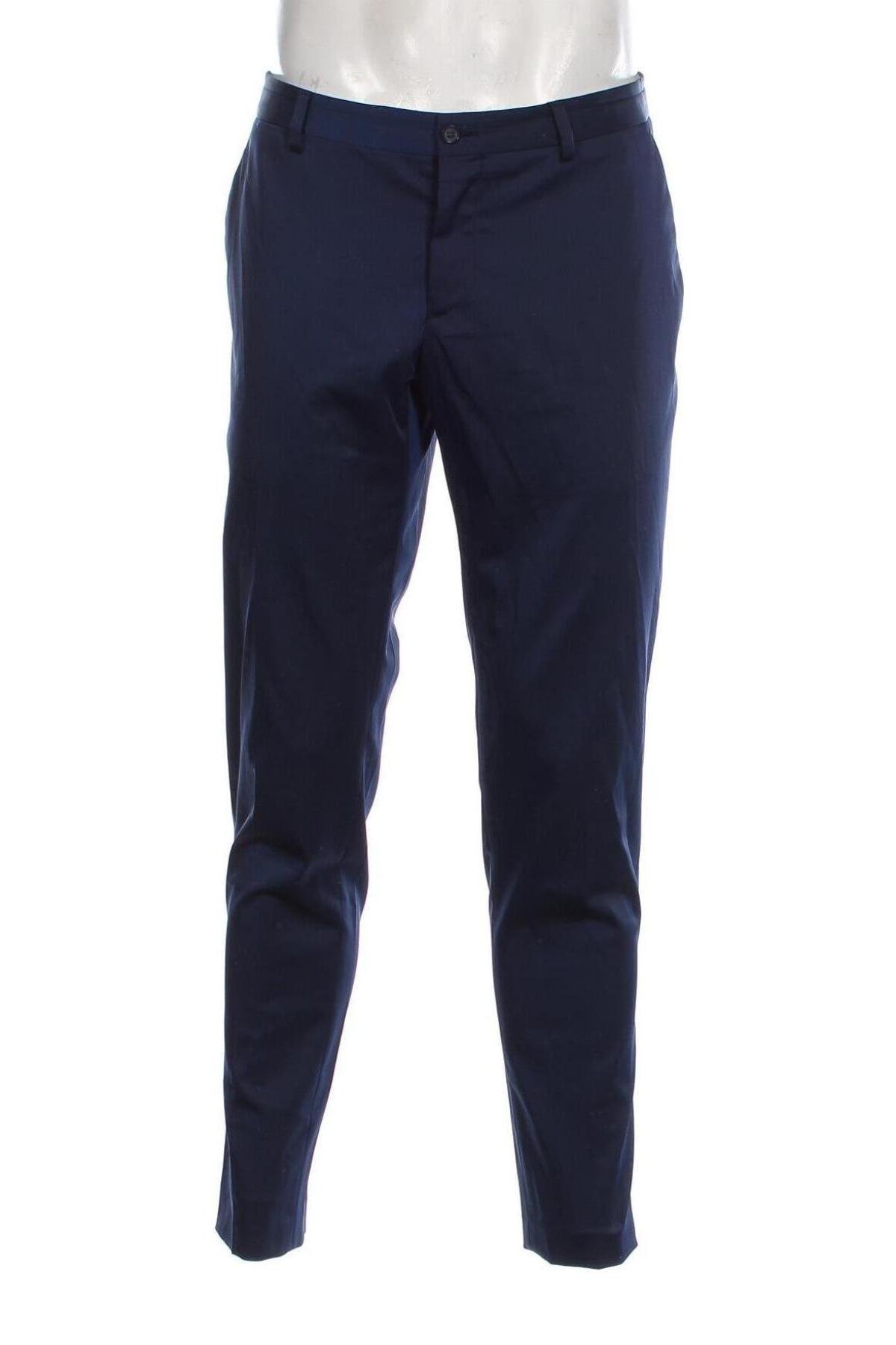Pantaloni de bărbați Zara Man, Mărime L, Culoare Albastru, Preț 35,53 Lei
