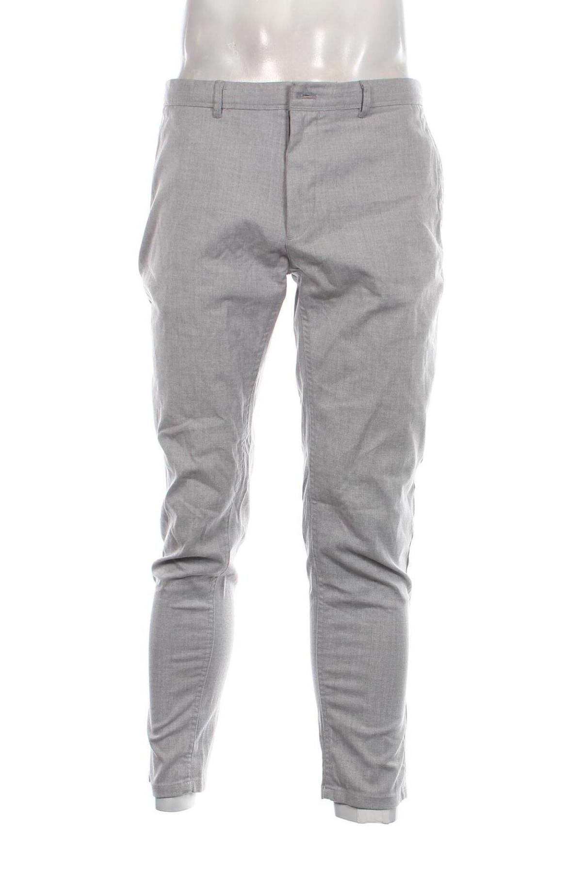 Мъжки панталон Zara Man, Размер M, Цвят Сив, Цена 10,80 лв.