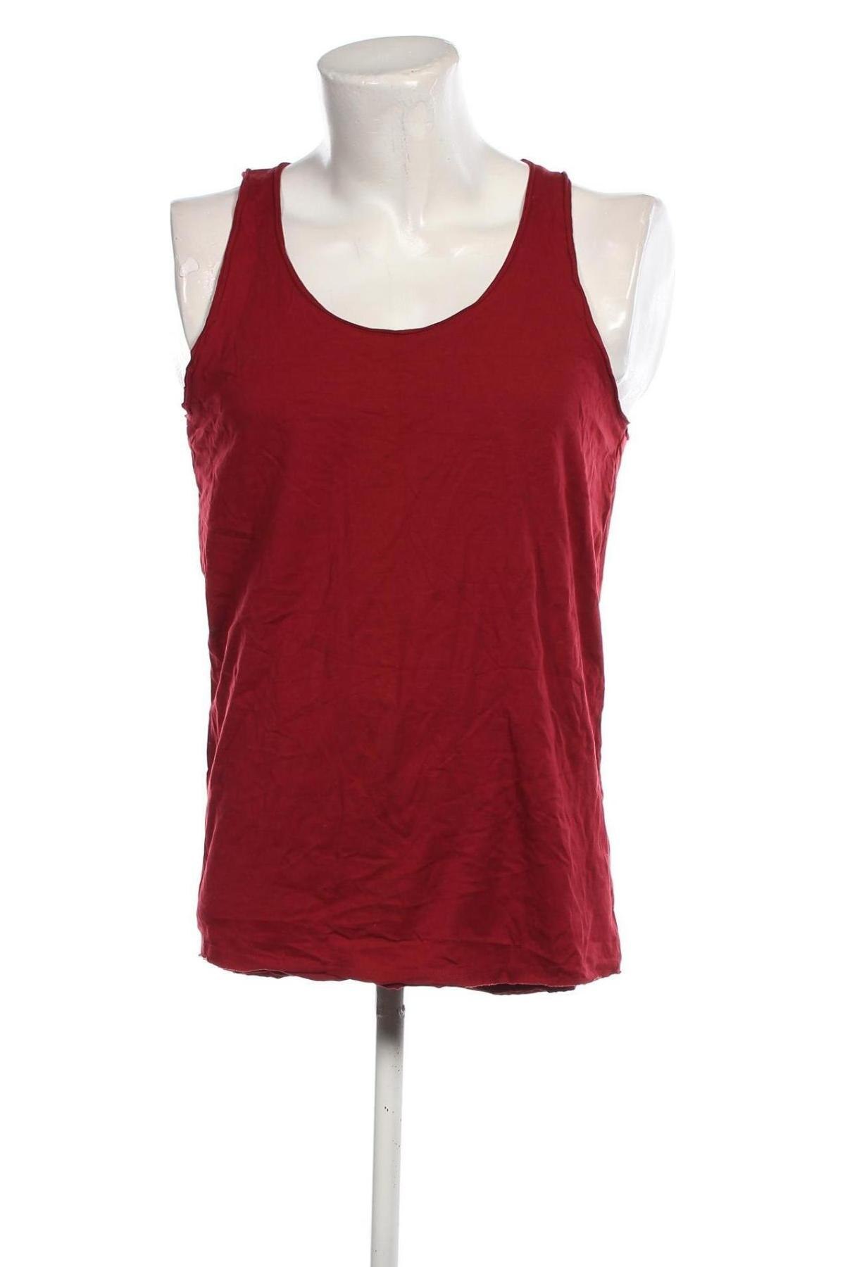 Herren Tanktop Smog, Größe M, Farbe Rot, Preis 8,35 €