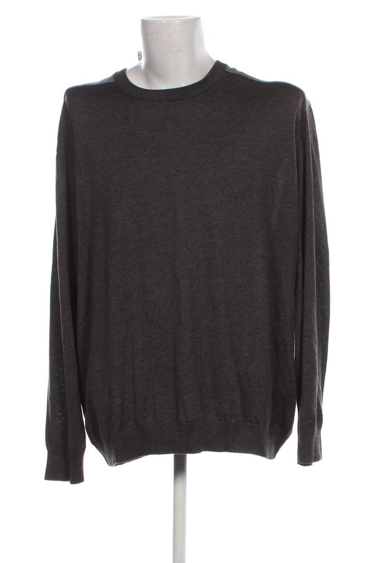 Ανδρικό πουλόβερ, Μέγεθος 3XL, Χρώμα Γκρί, Τιμή 13,46 €