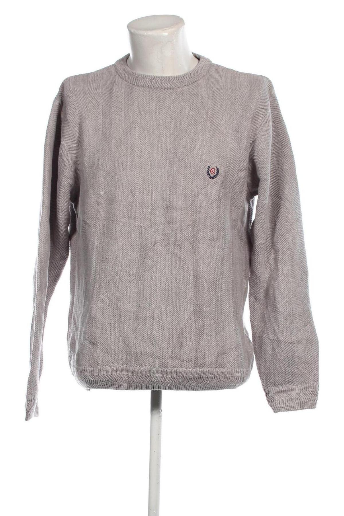 Мъжки пуловер Chaps by Ralph Lauren, Размер L, Цвят Сив, Цена 22,10 лв.