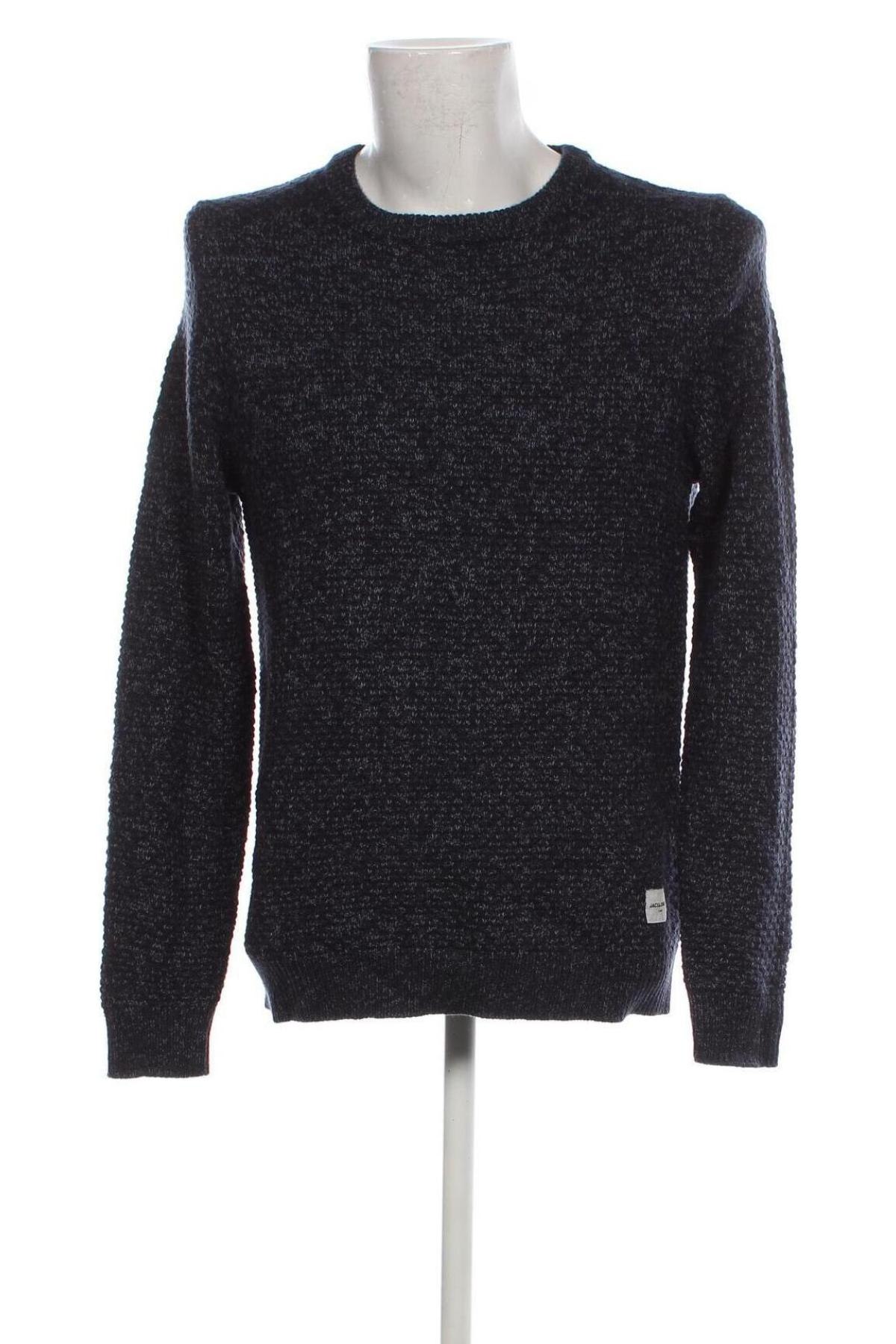 Мъжки пуловер Core By Jack & Jones, Размер L, Цвят Син, Цена 22,10 лв.