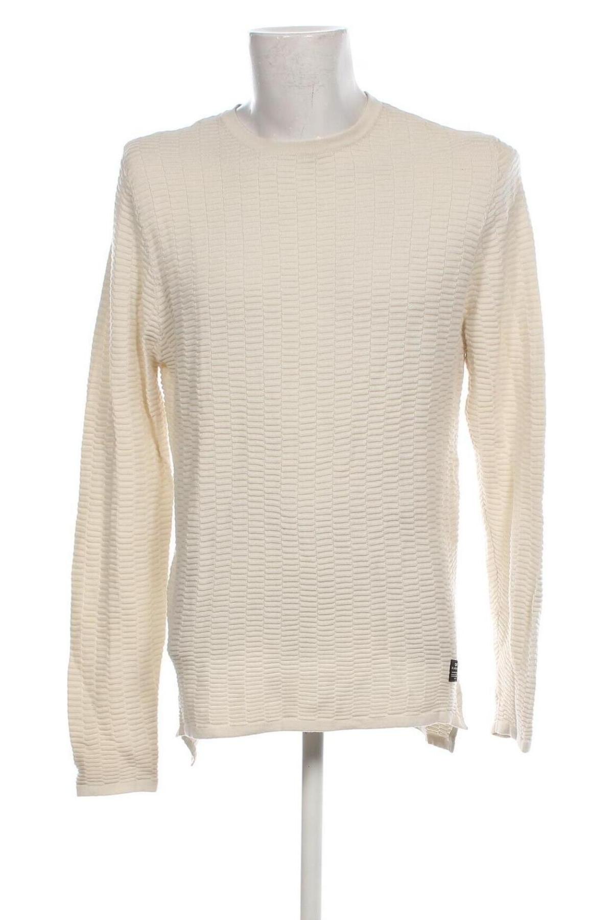 Ανδρικό πουλόβερ Core By Jack & Jones, Μέγεθος XL, Χρώμα Εκρού, Τιμή 13,67 €