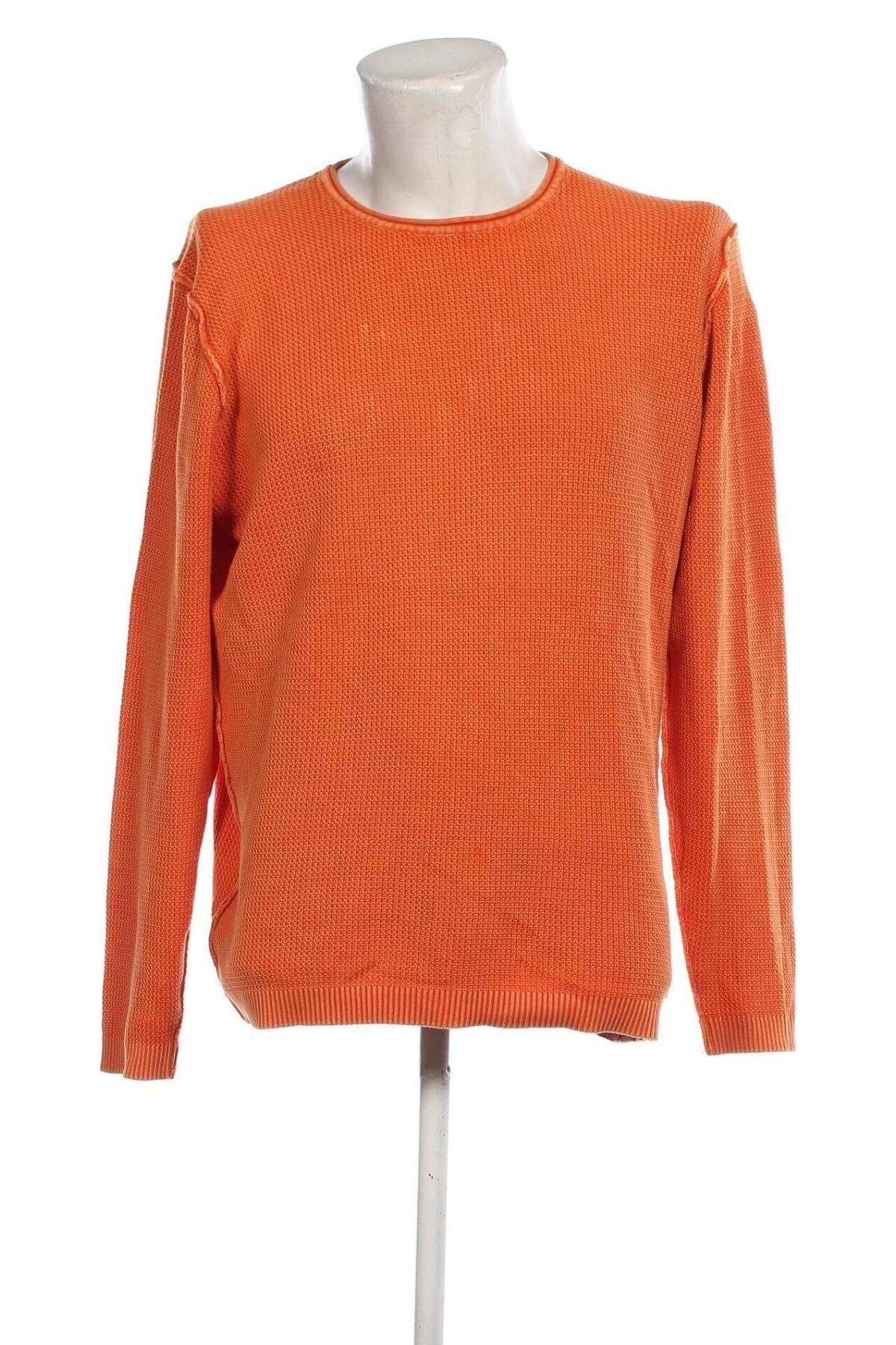 Мъжки пуловер Engbers, Размер XL, Цвят Оранжев, Цена 62,00 лв.