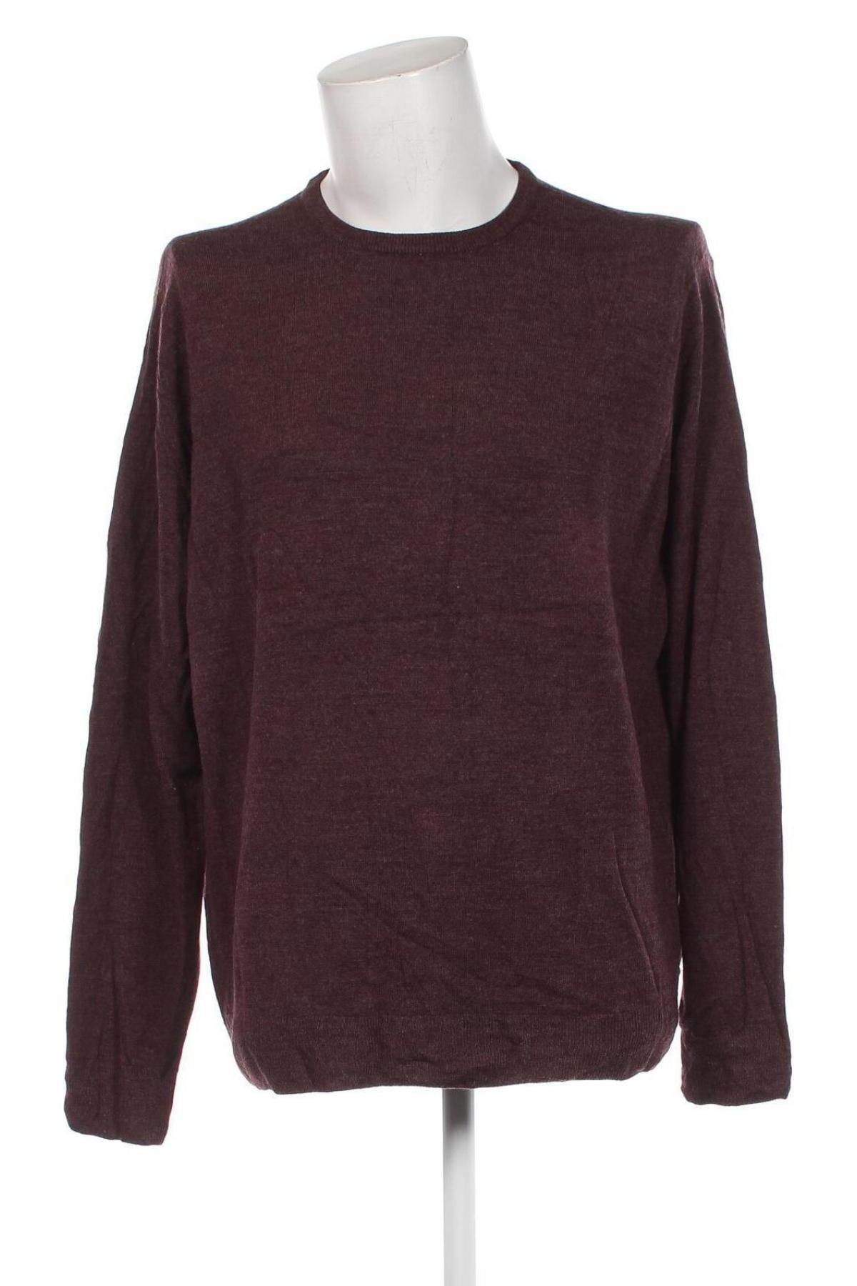 Мъжки пуловер F&F, Размер XXL, Цвят Червен, Цена 18,85 лв.