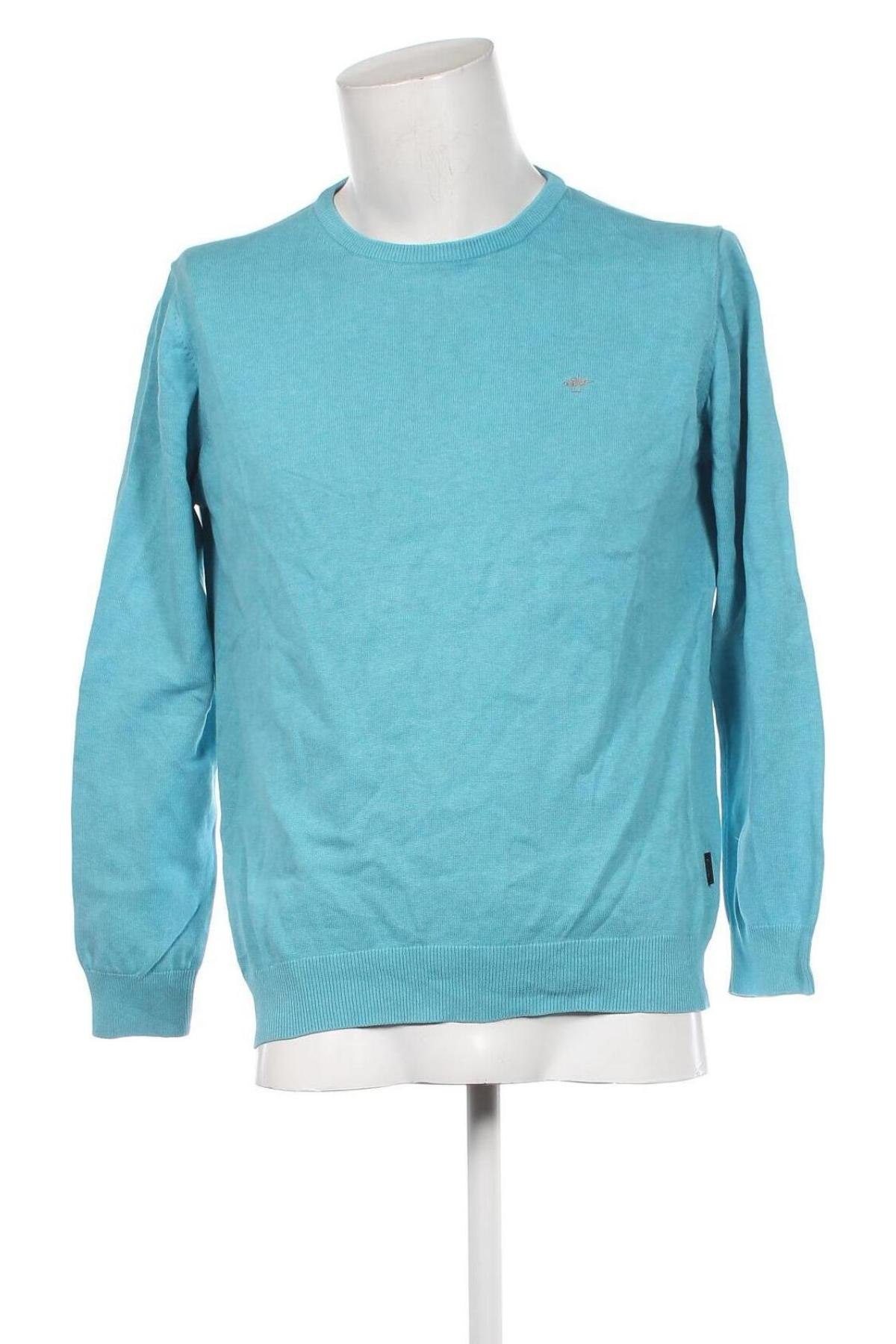 Ανδρικό πουλόβερ Fynch-Hatton, Μέγεθος L, Χρώμα Μπλέ, Τιμή 38,35 €