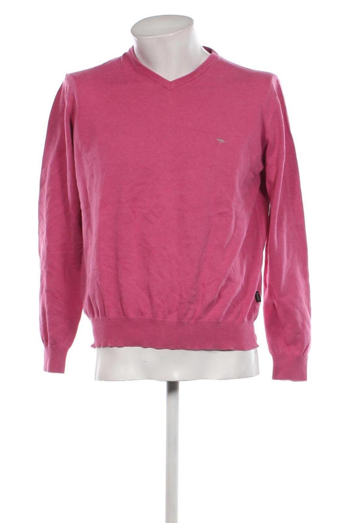 Мъжки пуловер Fynch-Hatton, Размер M, Цвят Розов, Цена 58,90 лв.