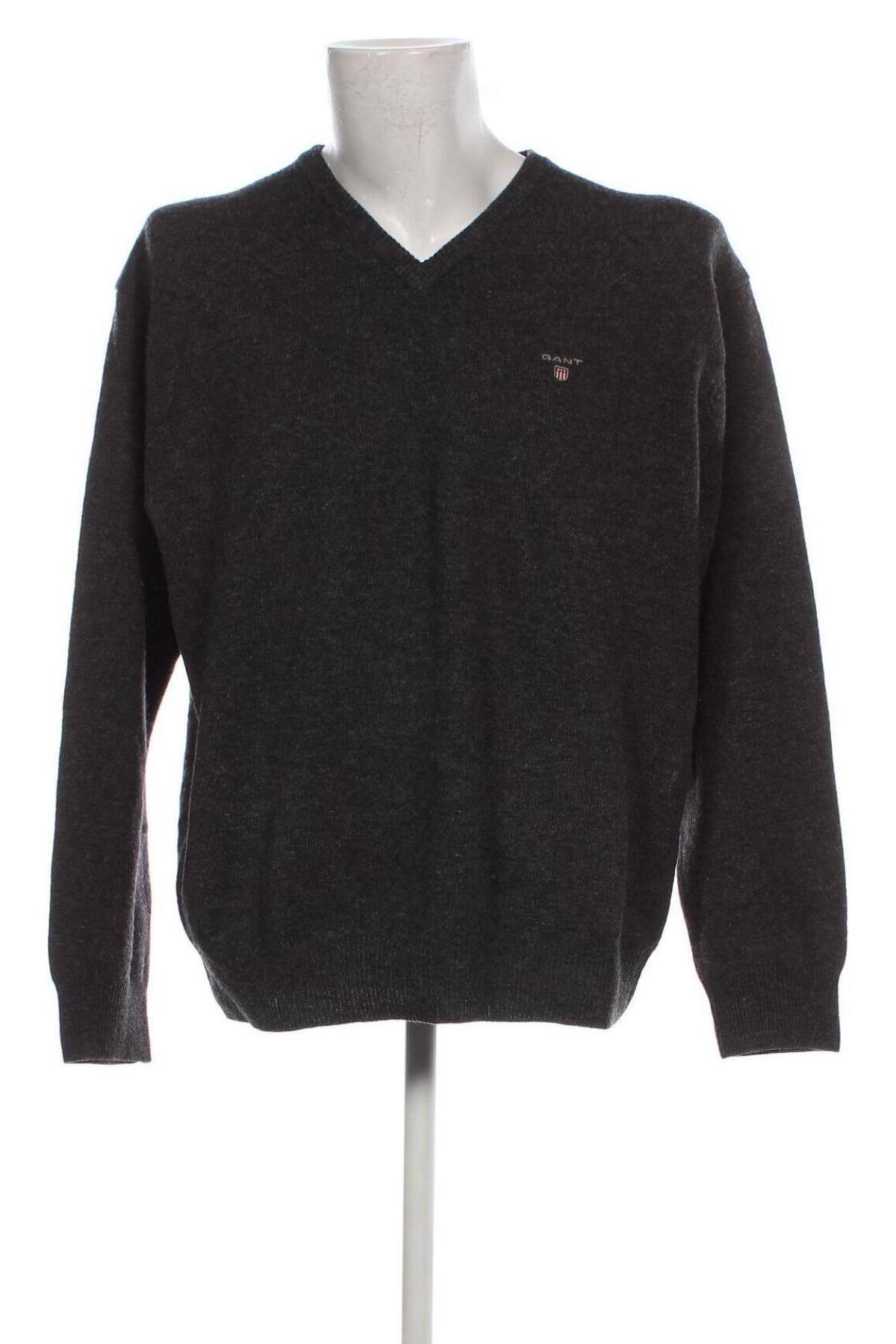 Ανδρικό πουλόβερ Gant, Μέγεθος XXL, Χρώμα Γκρί, Τιμή 44,54 €