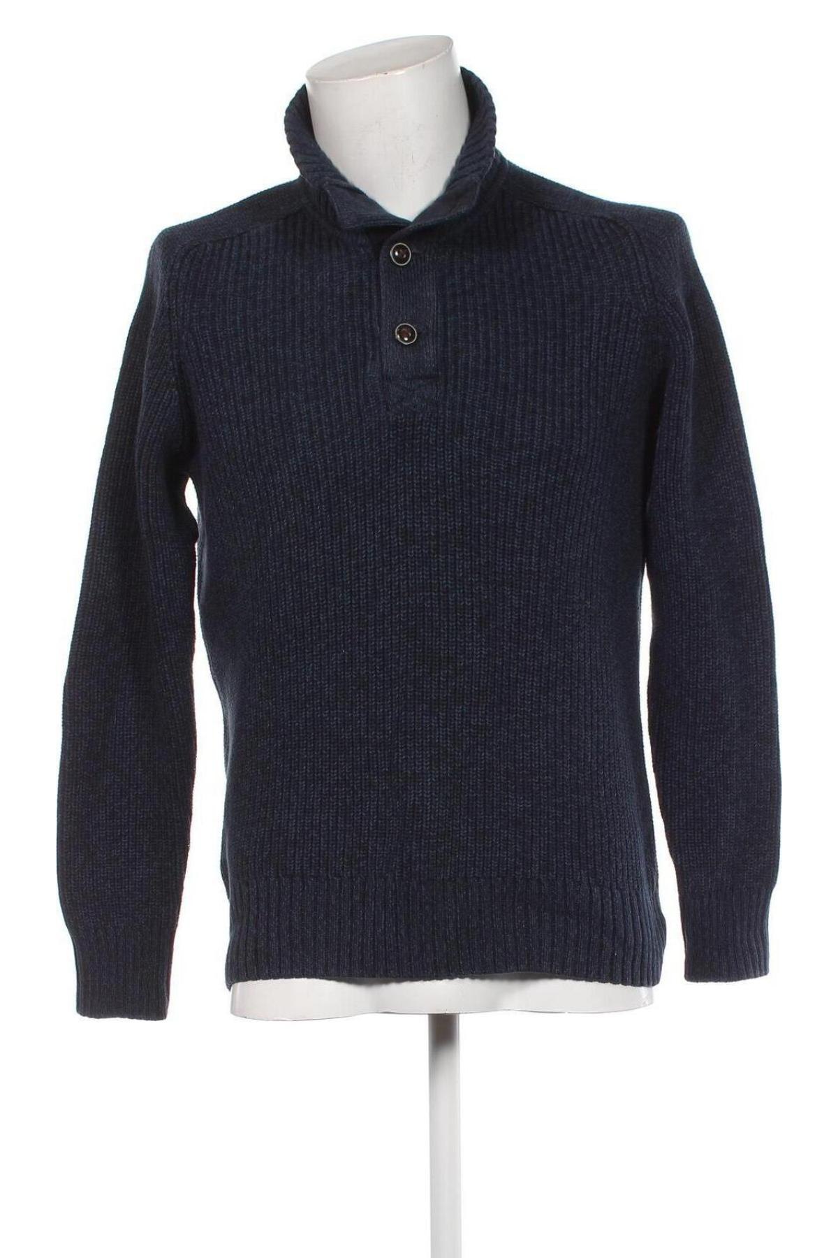 Ανδρικό πουλόβερ H&M L.O.G.G., Μέγεθος M, Χρώμα Μπλέ, Τιμή 9,30 €
