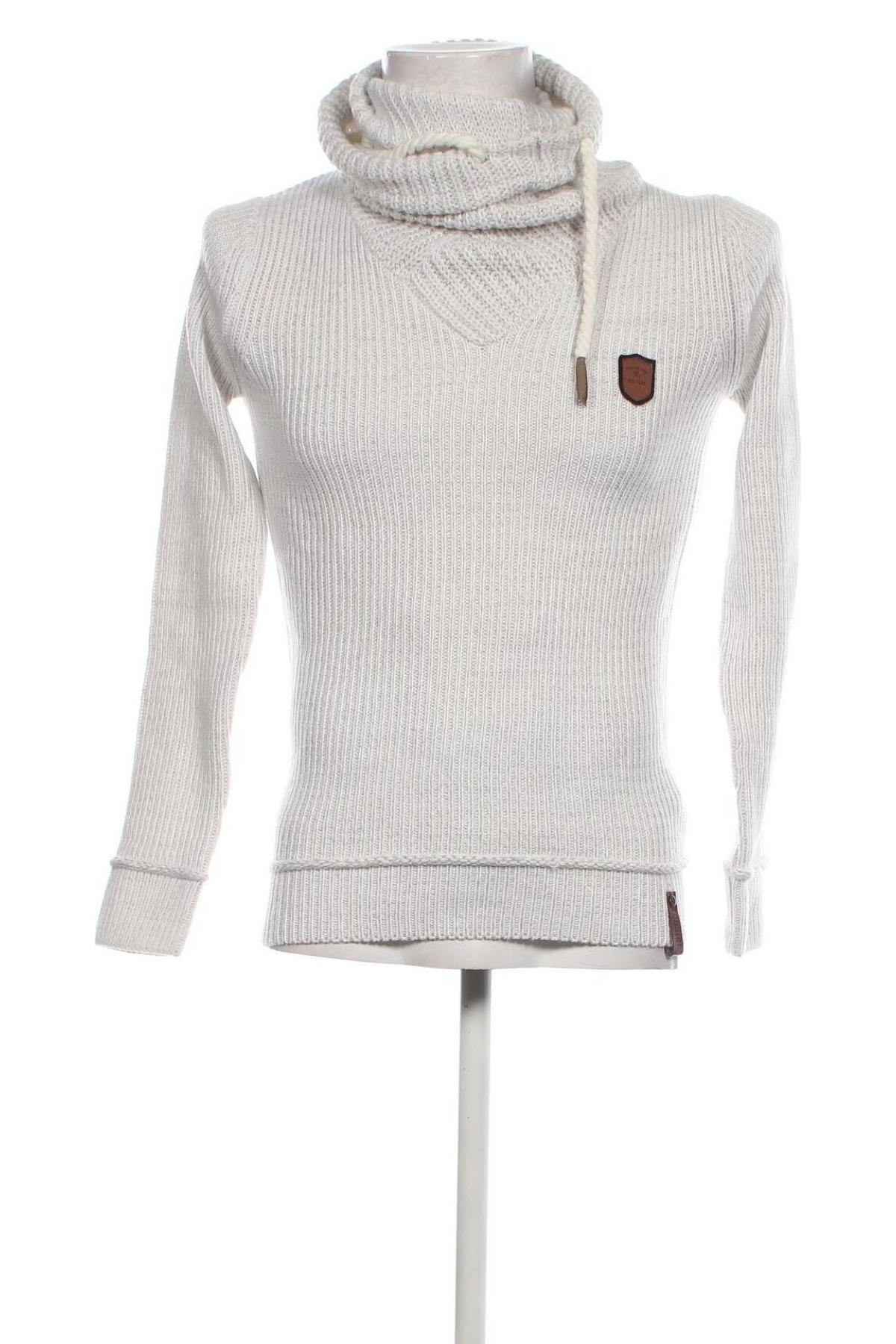 Мъжки пуловер Indicode, Размер M, Цвят Бял, Цена 20,40 лв.
