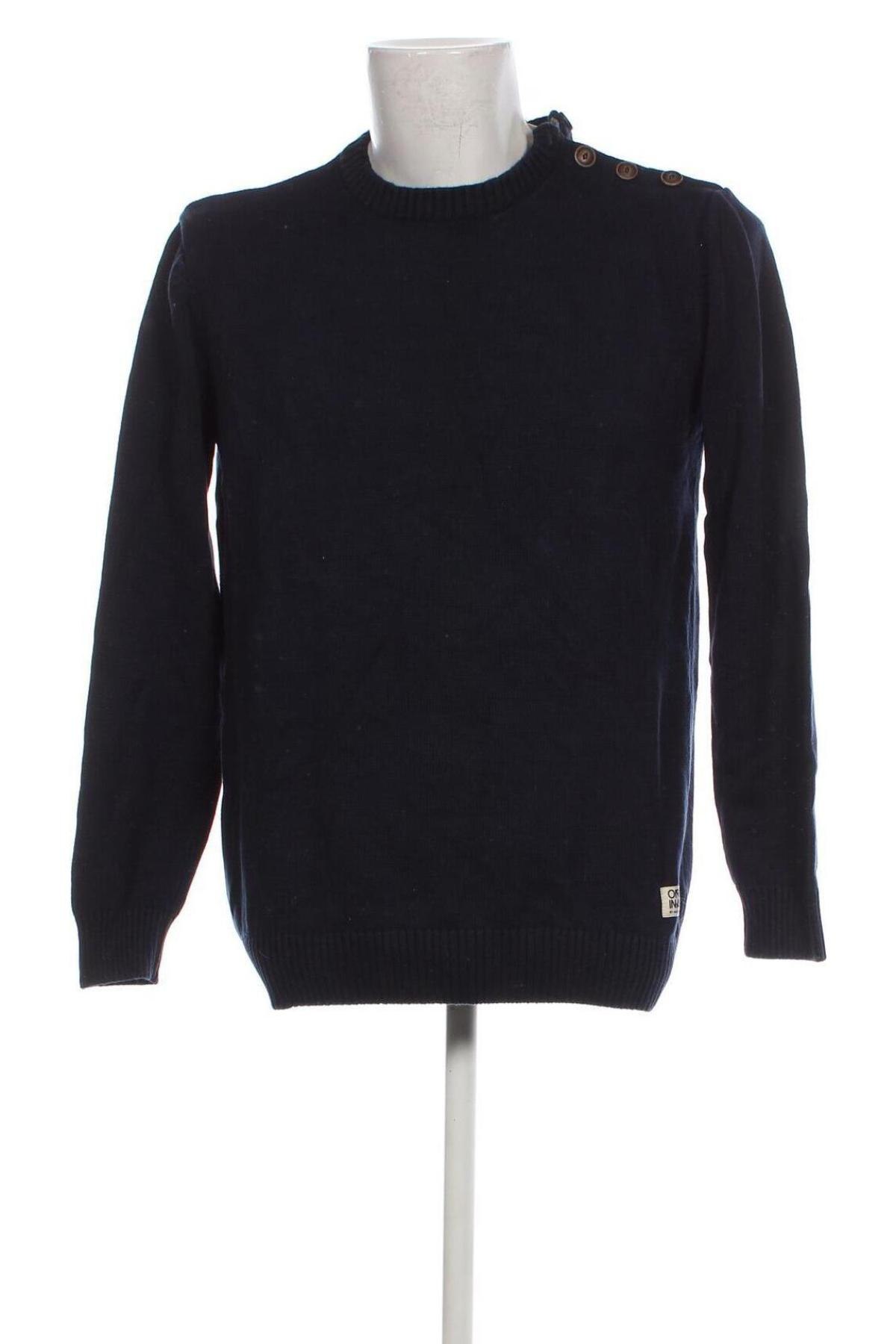 Мъжки пуловер Jack & Jones, Размер XL, Цвят Син, Цена 26,65 лв.