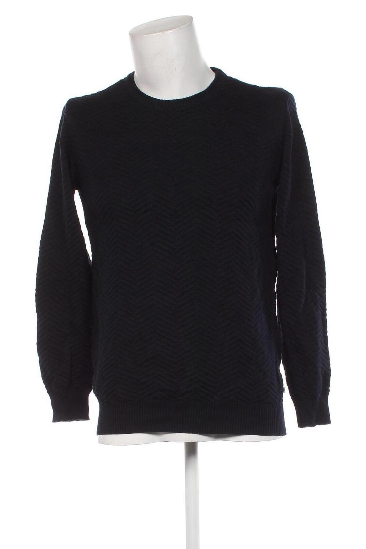 Мъжки пуловер Kronstadt, Размер M, Цвят Син, Цена 20,40 лв.