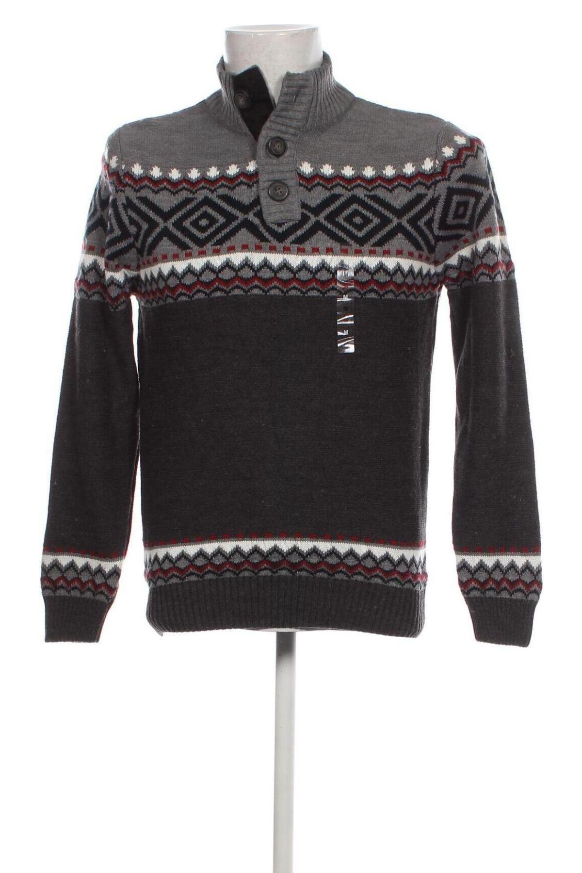 Мъжки пуловер LCW, Размер M, Цвят Сив, Цена 17,40 лв.