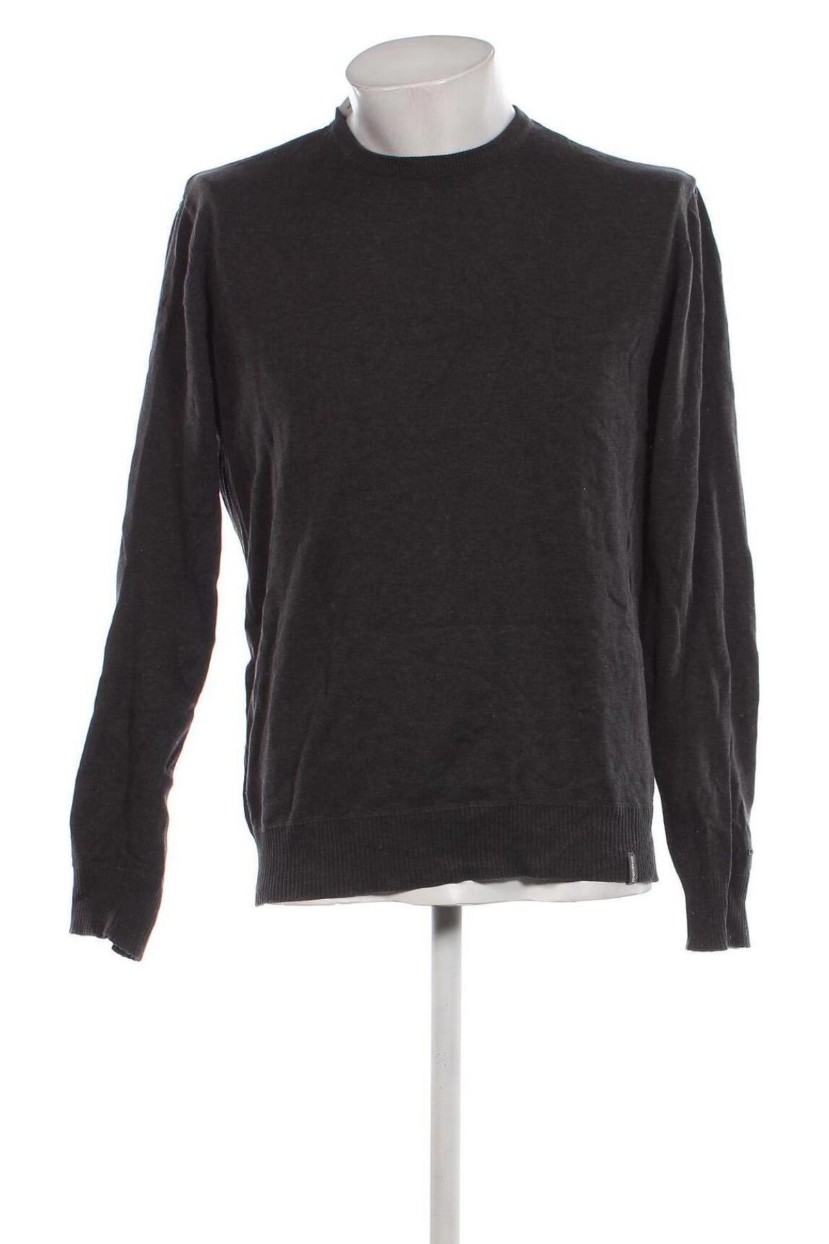 Мъжки пуловер Manguun, Размер L, Цвят Сив, Цена 18,85 лв.