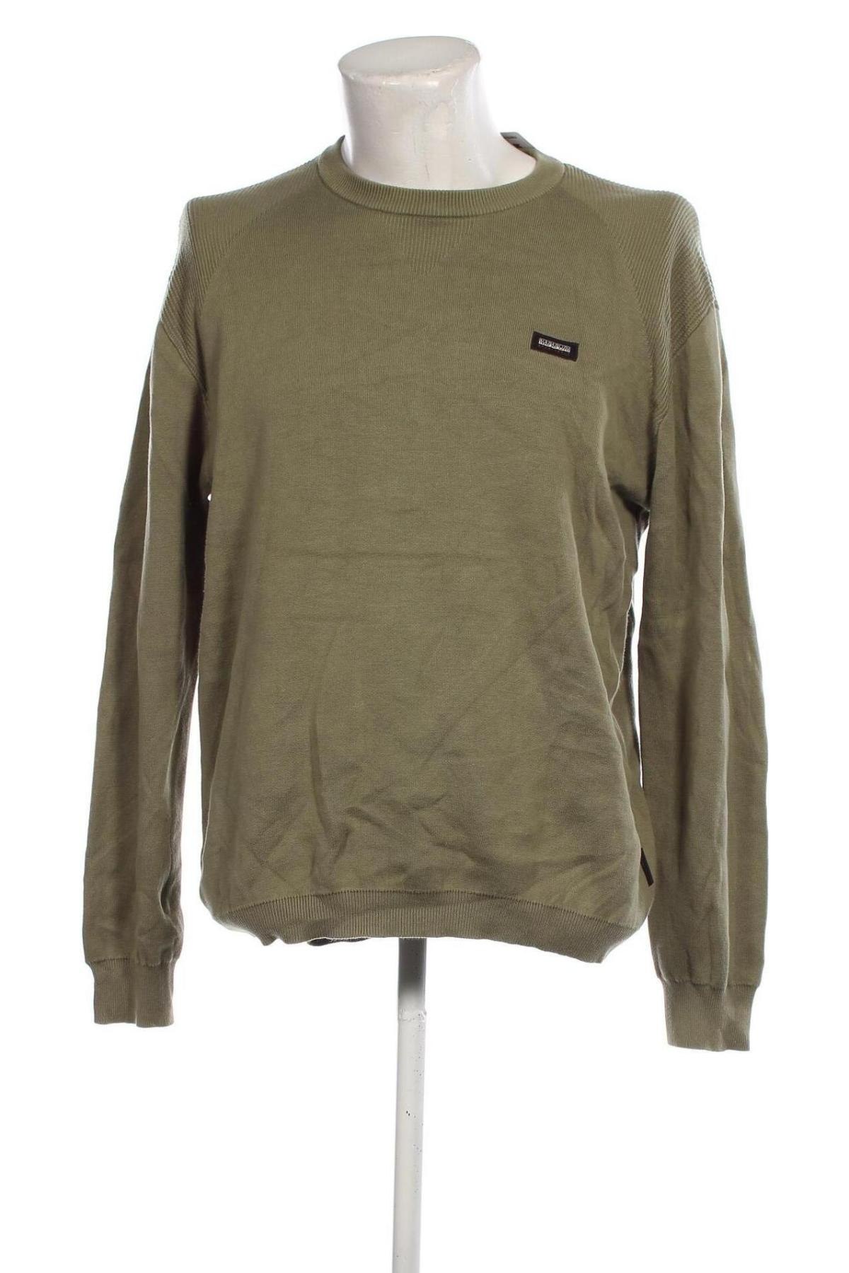 Ανδρικό πουλόβερ Napapijri, Μέγεθος M, Χρώμα Πράσινο, Τιμή 56,41 €