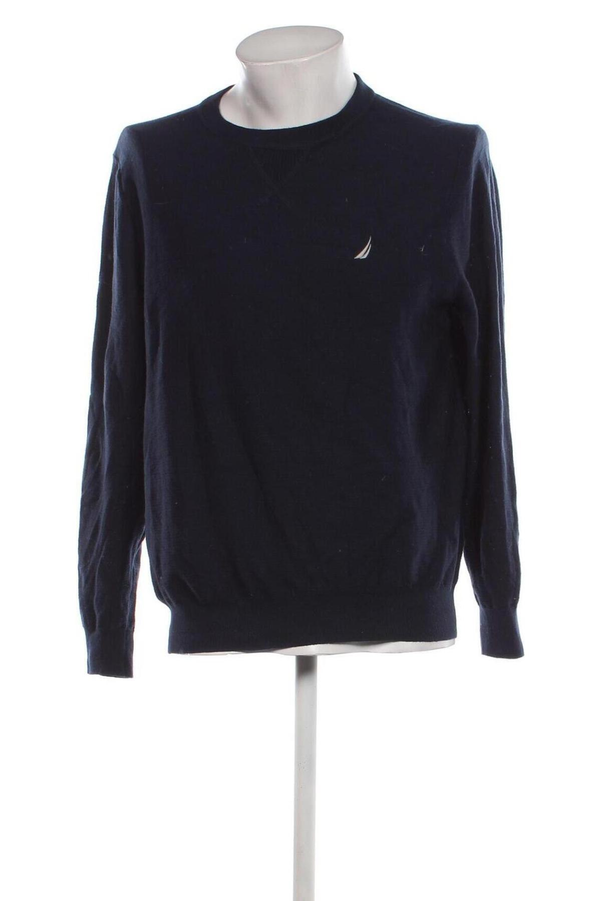 Ανδρικό πουλόβερ Nautica, Μέγεθος M, Χρώμα Μπλέ, Τιμή 36,43 €