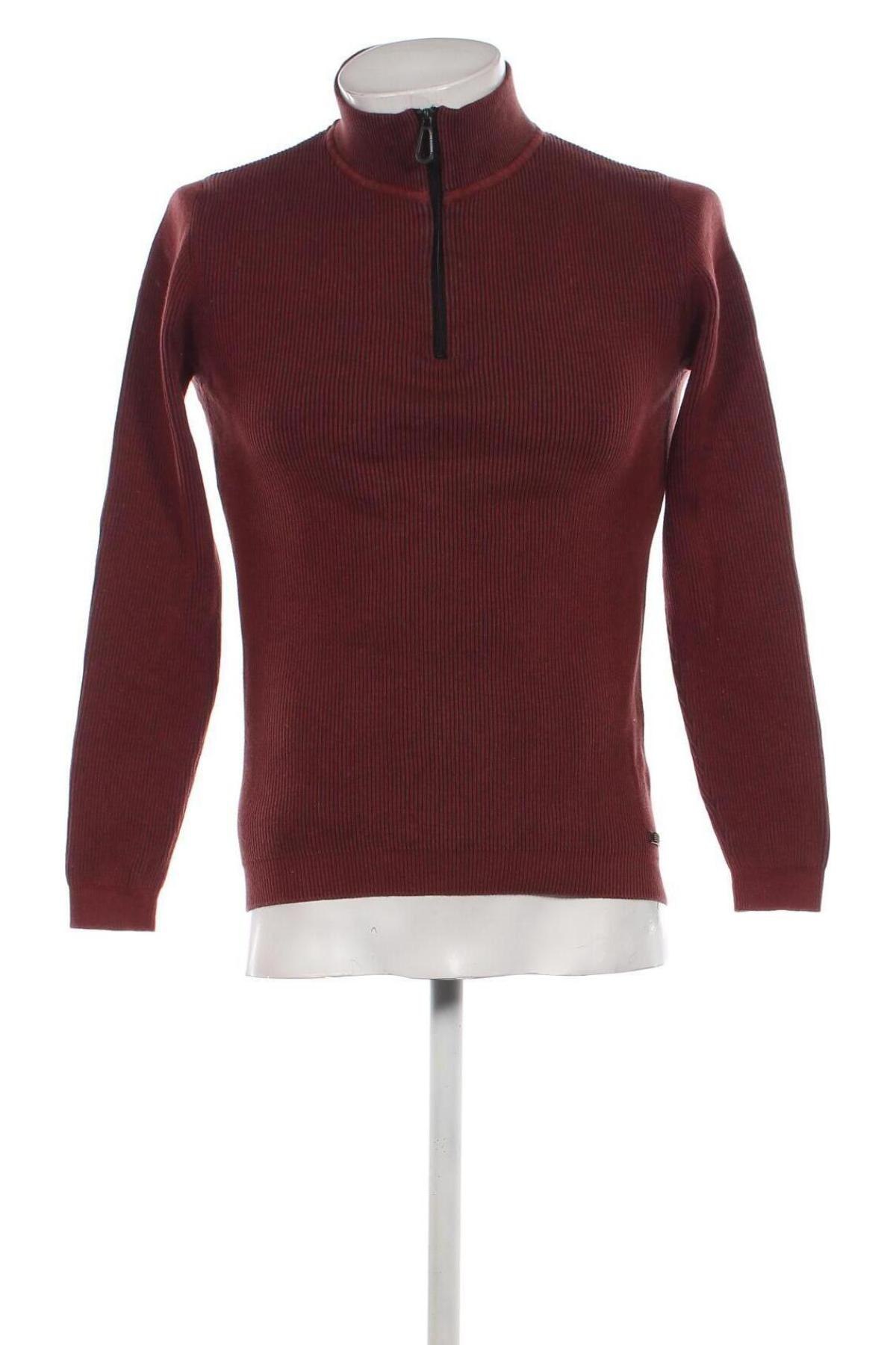 Мъжки пуловер No Excess, Размер M, Цвят Червен, Цена 20,40 лв.