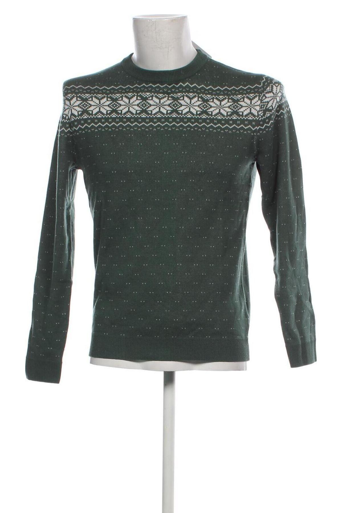Мъжки пуловер Originals By Jack & Jones, Размер M, Цвят Зелен, Цена 41,58 лв.