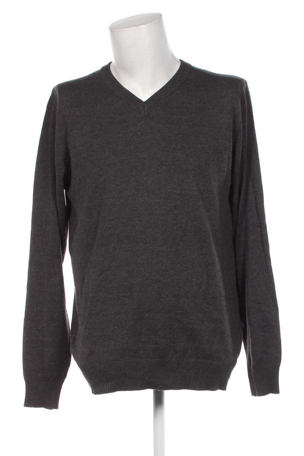 Ανδρικό πουλόβερ Sam's, Μέγεθος L, Χρώμα Γκρί, Τιμή 11,12 €