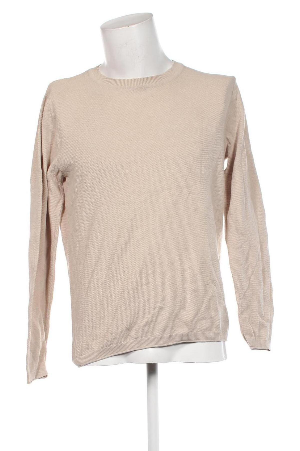 Herrenpullover Selected Homme, Größe L, Farbe Beige, Preis € 8,49