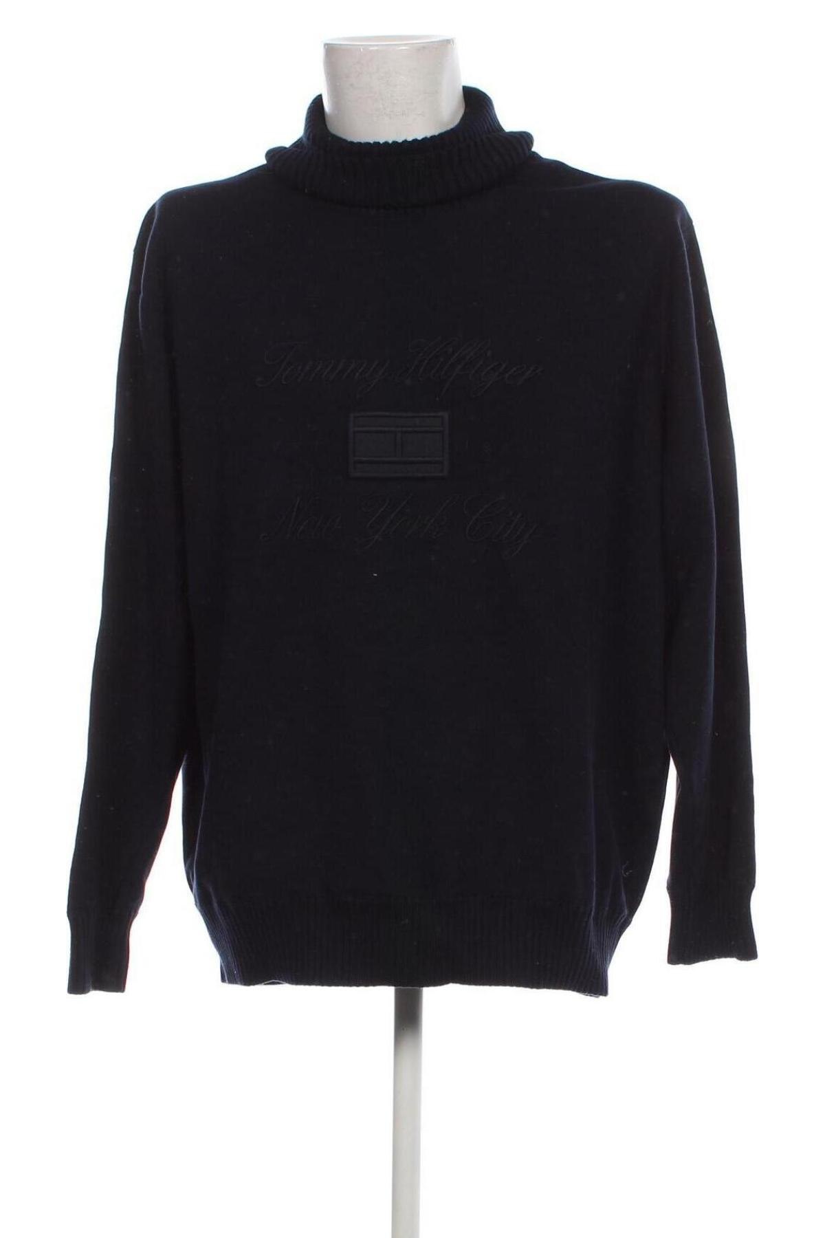 Мъжки пуловер Tommy Hilfiger, Размер 3XL, Цвят Син, Цена 84,55 лв.