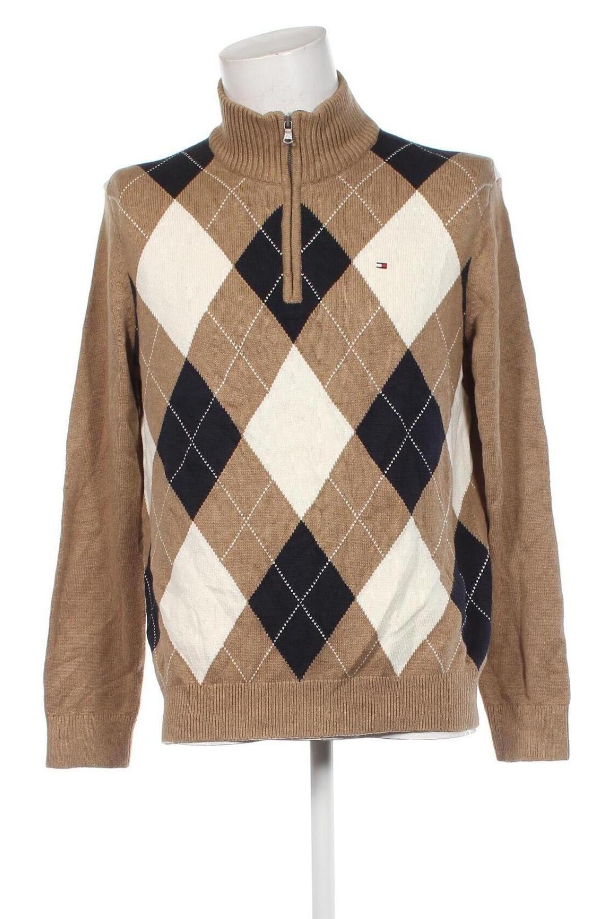 Мъжки пуловер Tommy Hilfiger, Размер L, Цвят Многоцветен, Цена 89,00 лв.