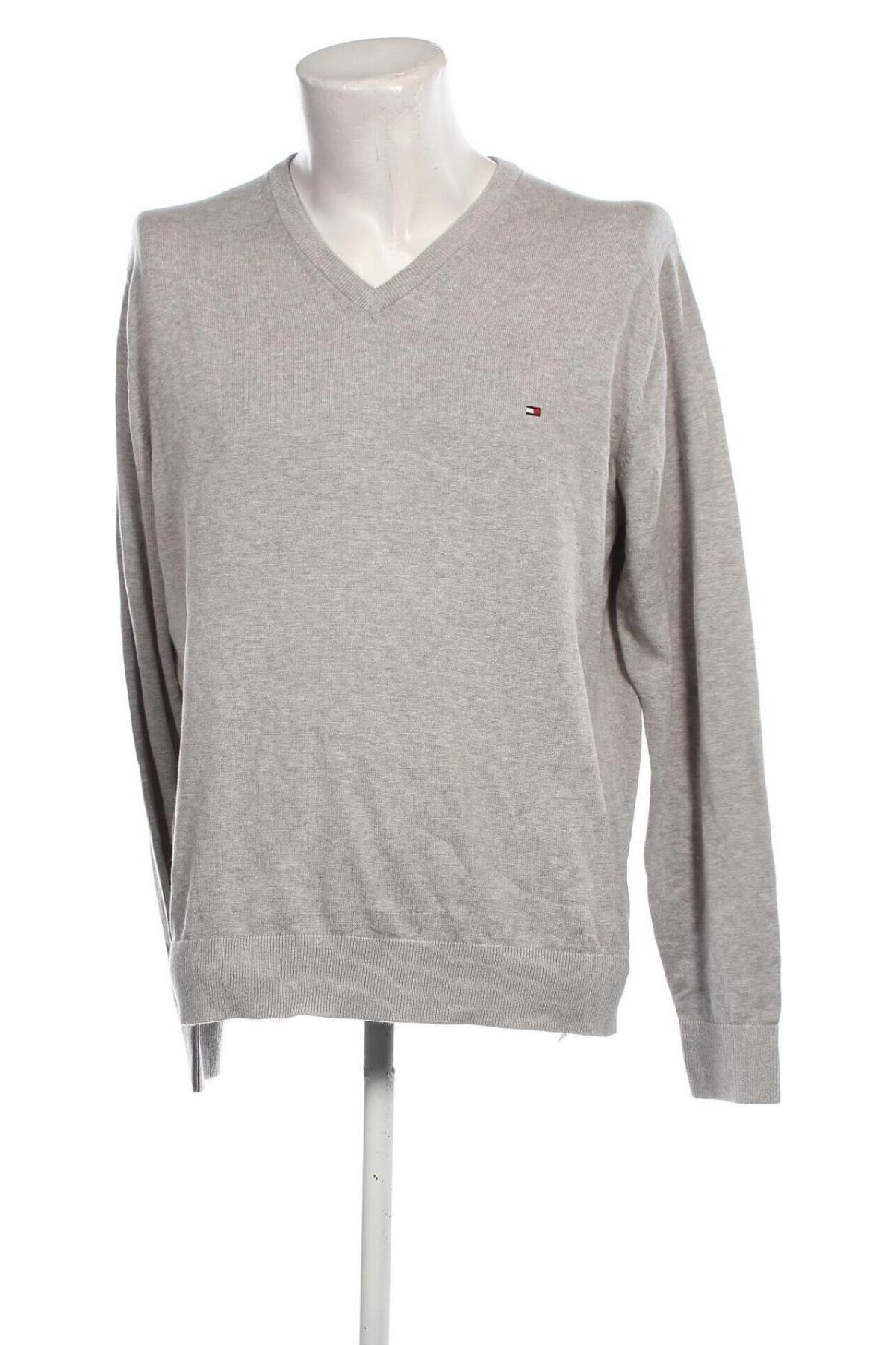 Ανδρικό πουλόβερ Tommy Hilfiger, Μέγεθος M, Χρώμα Γκρί, Τιμή 55,05 €