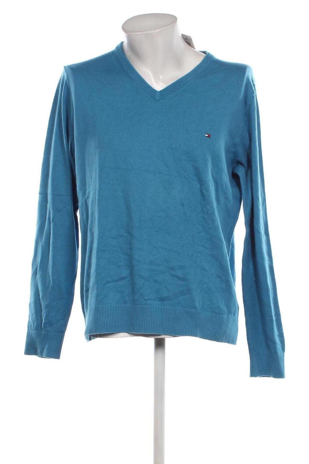 Pánský svetr  Tommy Hilfiger, Velikost XL, Barva Modrá, Cena  1 419,00 Kč