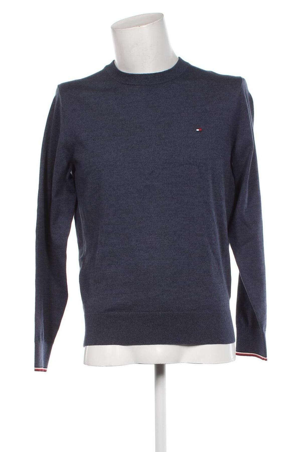 Męski sweter Tommy Hilfiger, Rozmiar M, Kolor Niebieski, Cena 341,99 zł