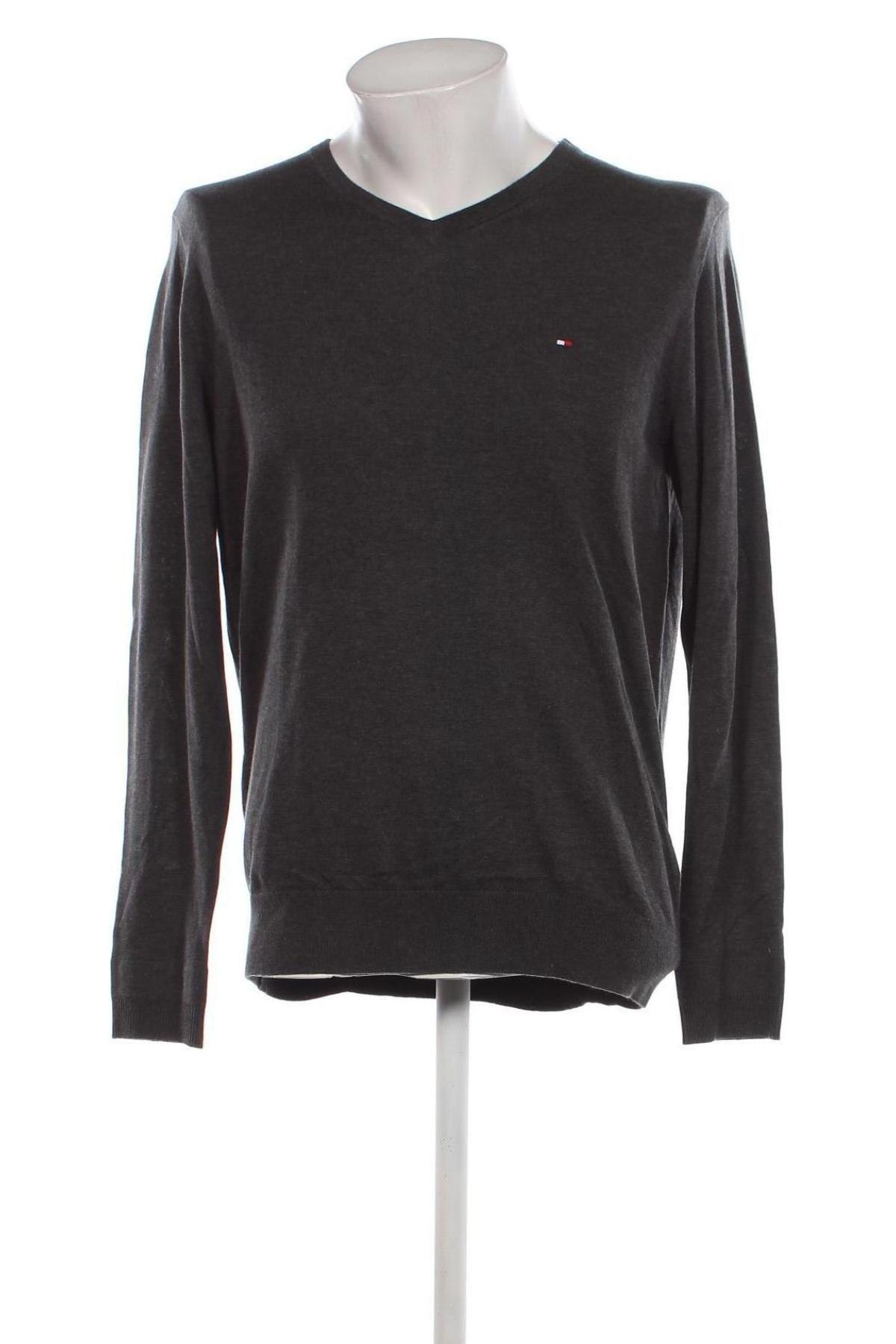 Herrenpullover Tommy Hilfiger, Größe L, Farbe Grau, Preis 123,99 €