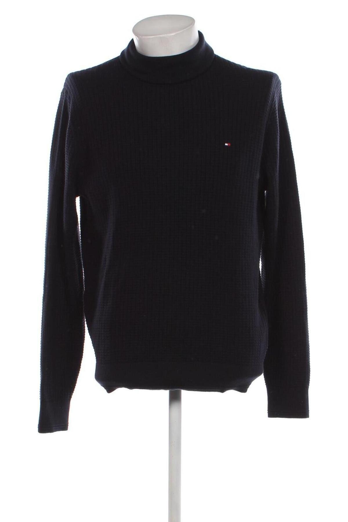 Męski sweter Tommy Hilfiger, Rozmiar L, Kolor Niebieski, Cena 341,99 zł