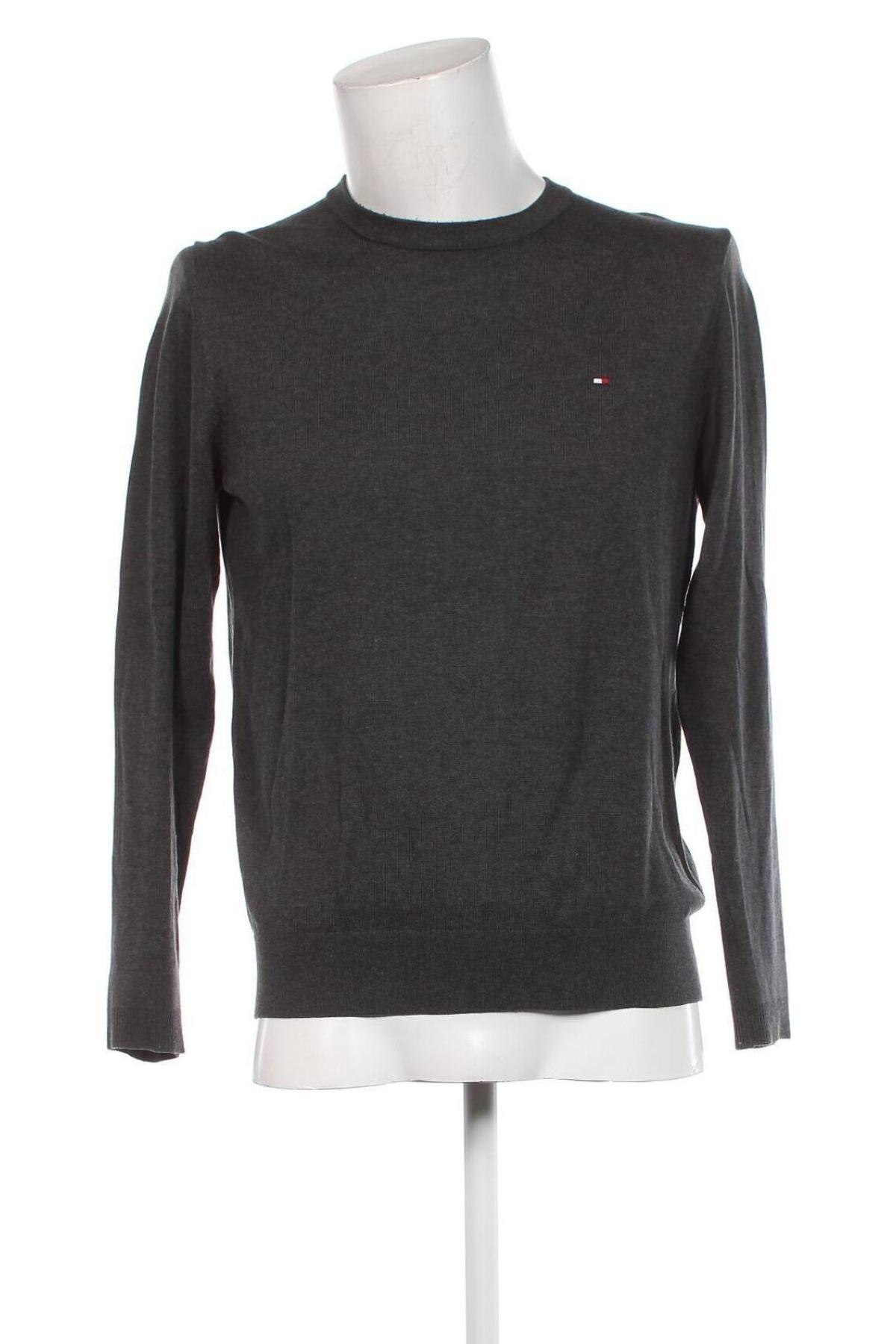 Herrenpullover Tommy Hilfiger, Größe L, Farbe Grau, Preis 68,49 €