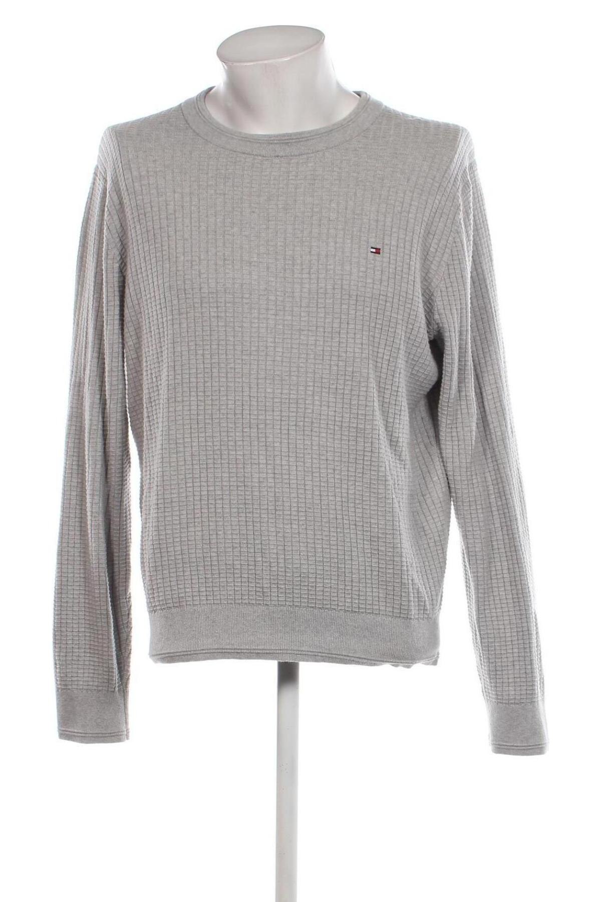 Herrenpullover Tommy Hilfiger, Größe L, Farbe Grau, Preis 80,99 €